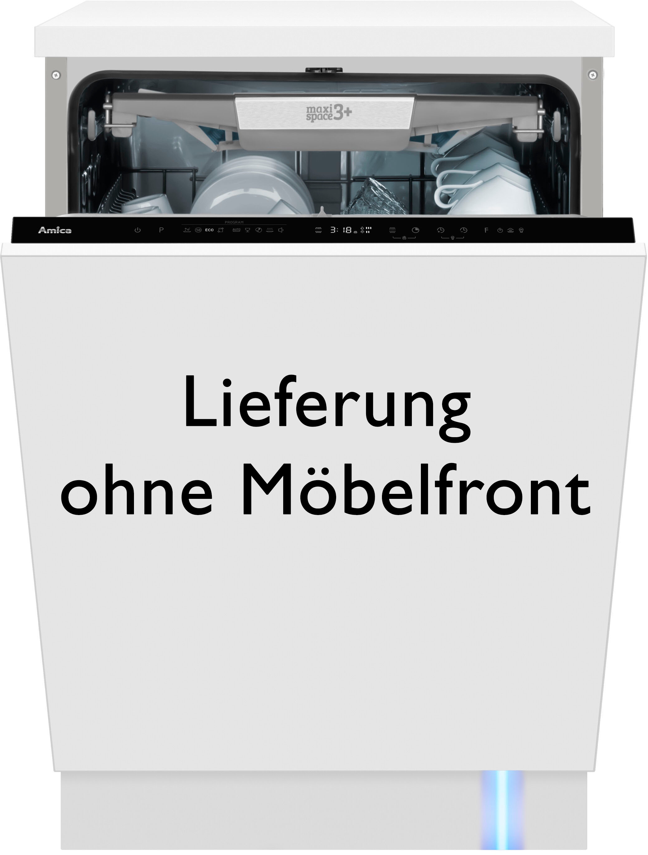 Amica vollintegrierbarer Geschirrspüler »EGSPV 590 900« 9,8 l 14 Maßgedecke günstig online kaufen