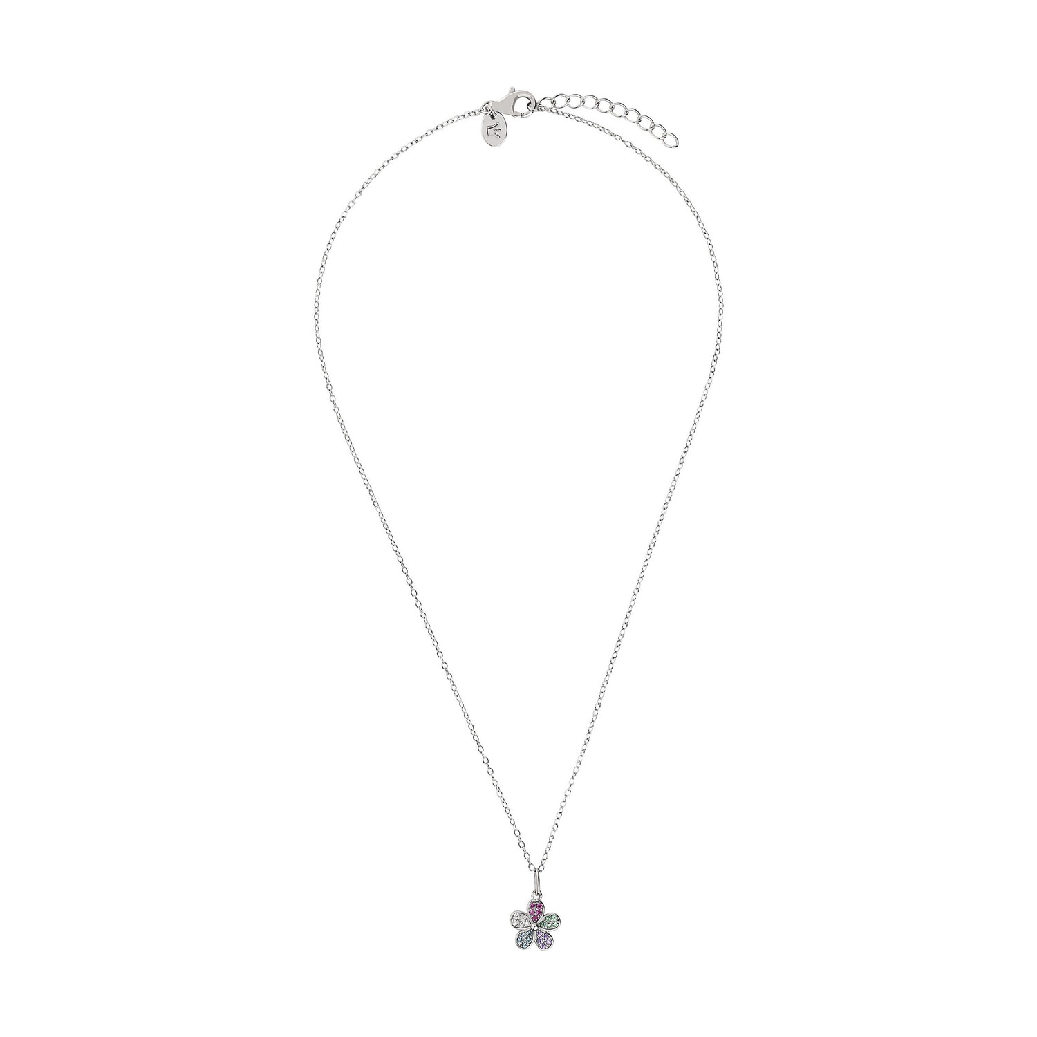 Prinzessin Lillifee Kette mit Anhänger »Blume-Motiv« mit Zirkonia (synth.)