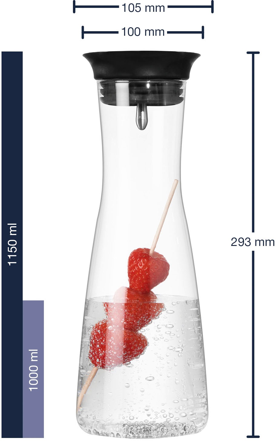 LEONARDO Wasserkaraffe »CIAO«, 1000 ml