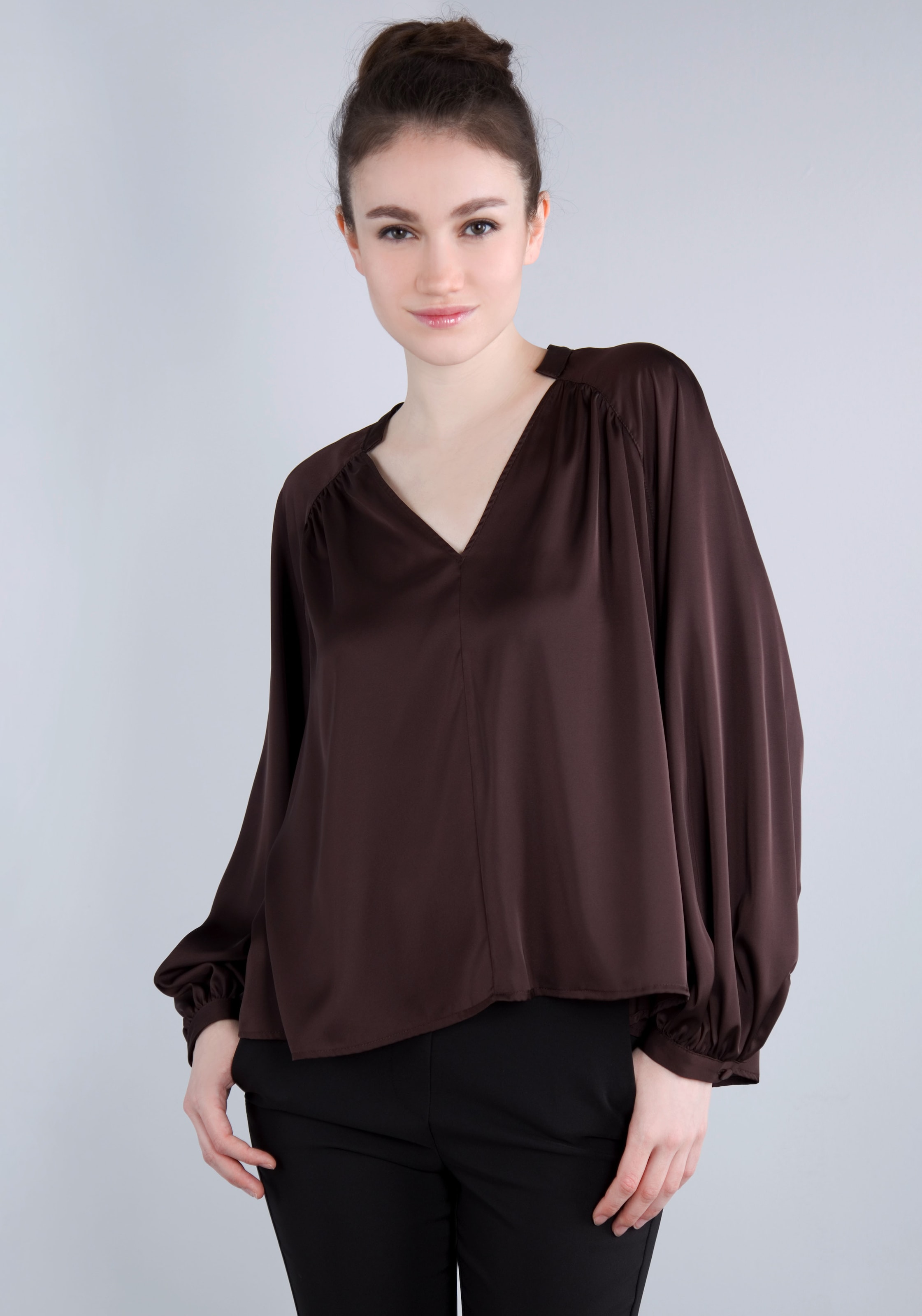 IMPERIAL Blusenshirt, in satinierter Optik