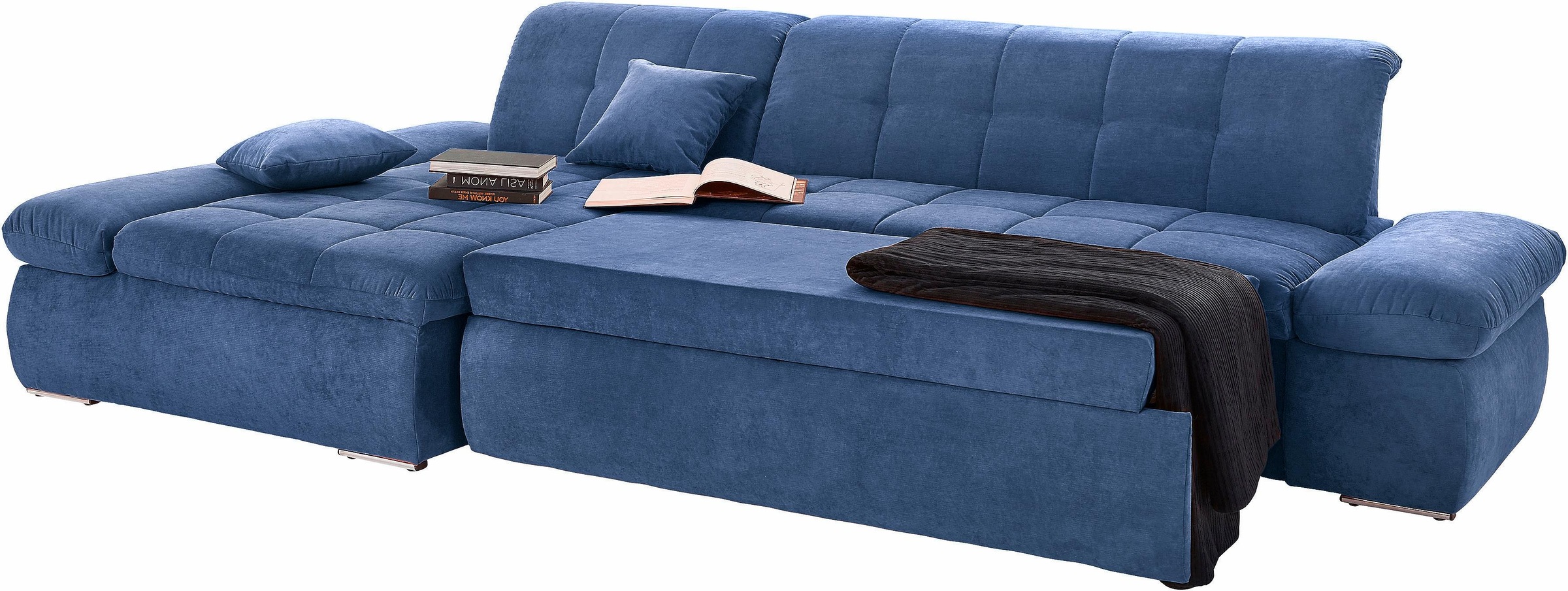DOMO collection Ecksofa »NMoric XXL, B/T/H: 300/172/80cm, L-Form« wahlweise günstig online kaufen