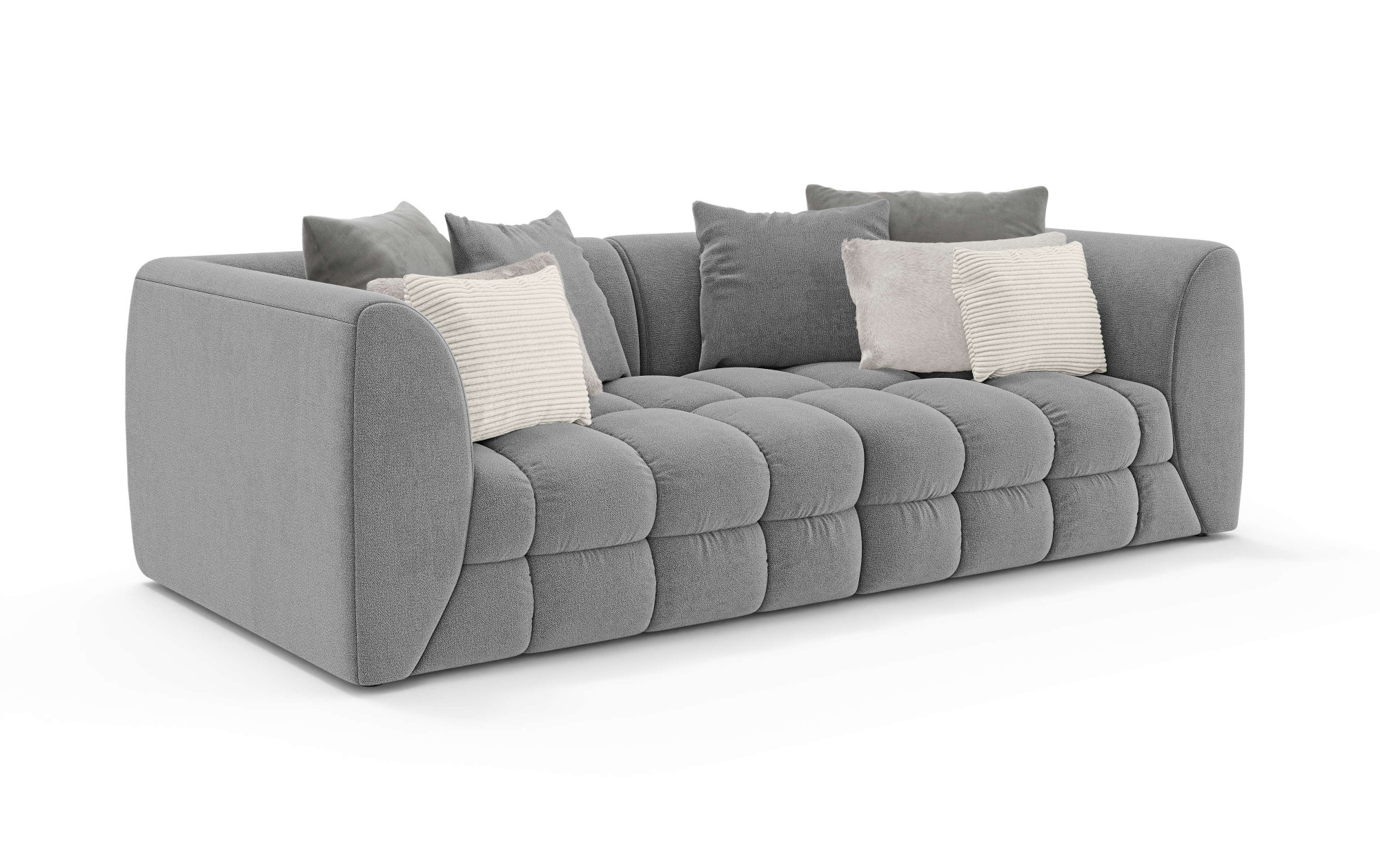 s.Oliver Big-Sofa »COBBO 3-Sitzer Design-Sofa Bubble-Optik, Maße B/T/H: 259 günstig online kaufen