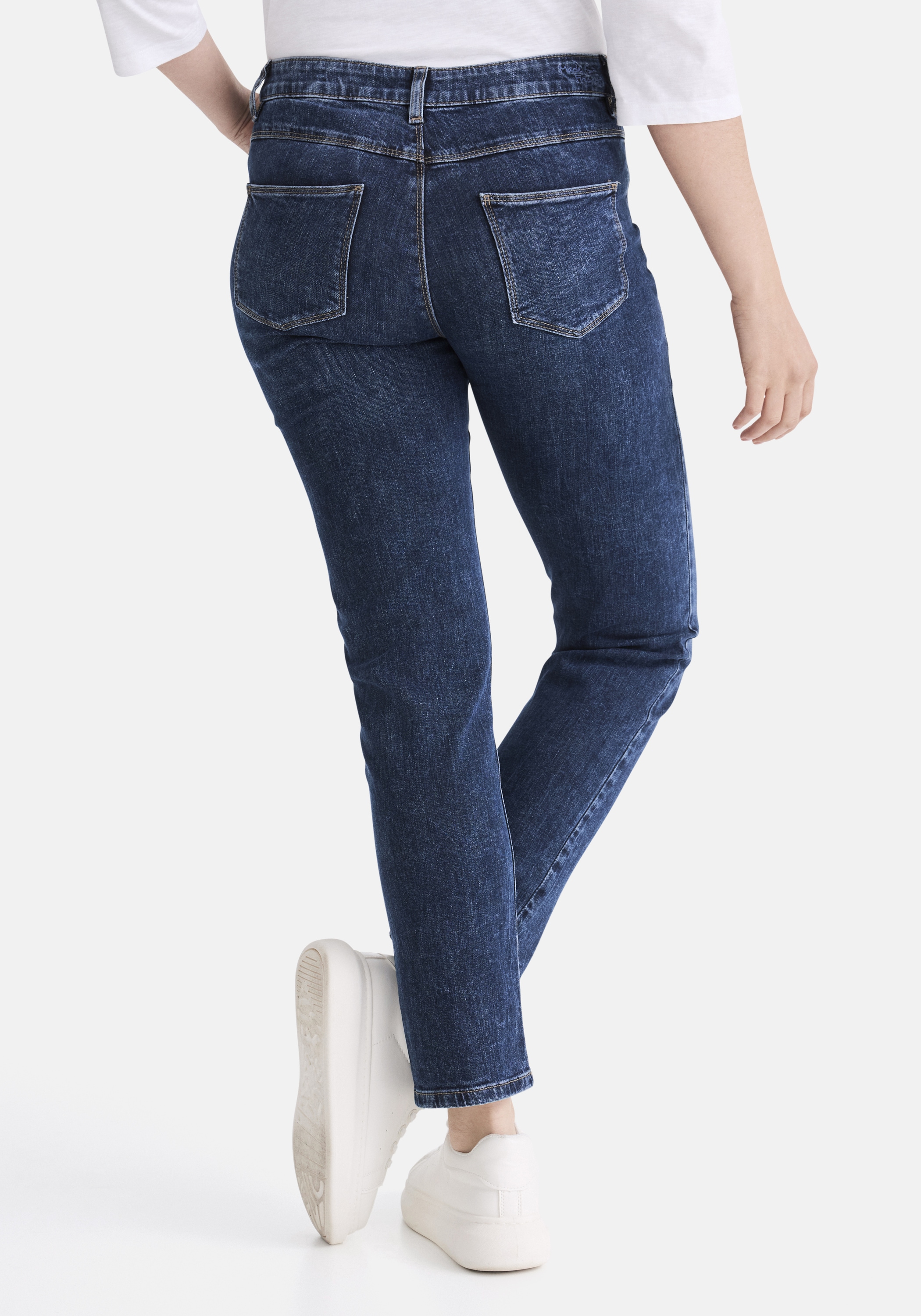 STOOKER WOMEN 5-Pocket-Jeans »Zermatt Denim Indigo Straight Fit« Straight Fit Casual Clean Wash Denim Jeans für Damen