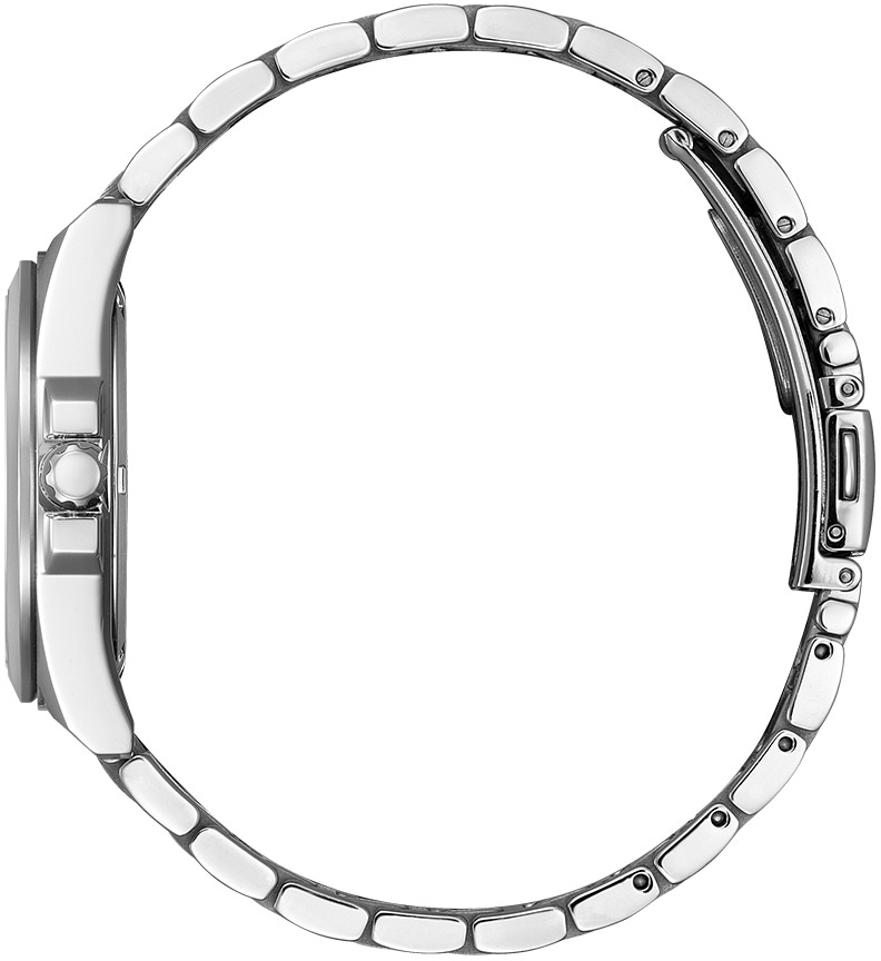 Citizen Solaruhr, Armbanduhr, Damenuhr, Edelstahlarmband, bis 10 bar wasserdicht, Datum
