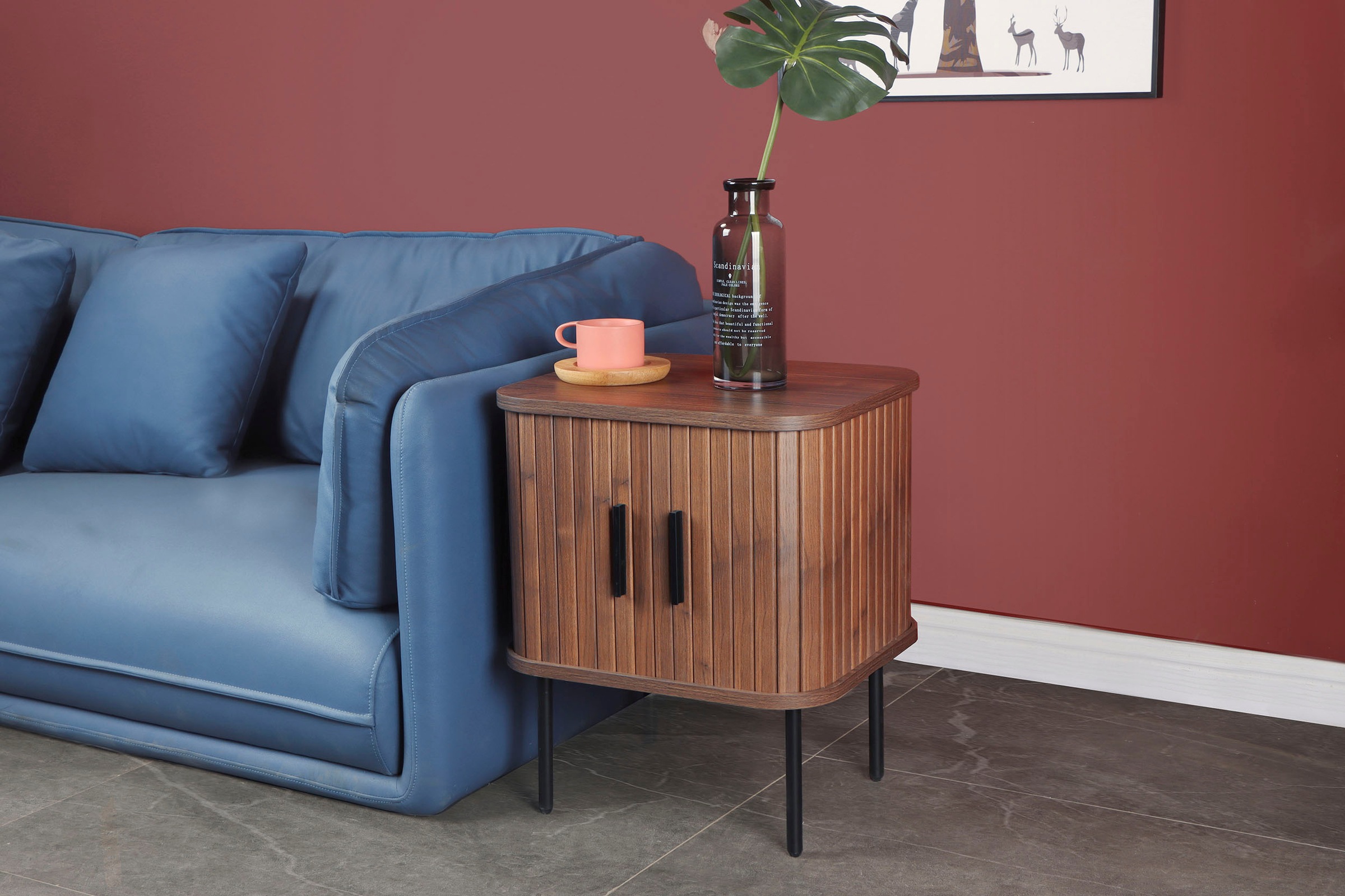 Home affaire Nachtkommode 2 Schiebetüren günstig online kaufen