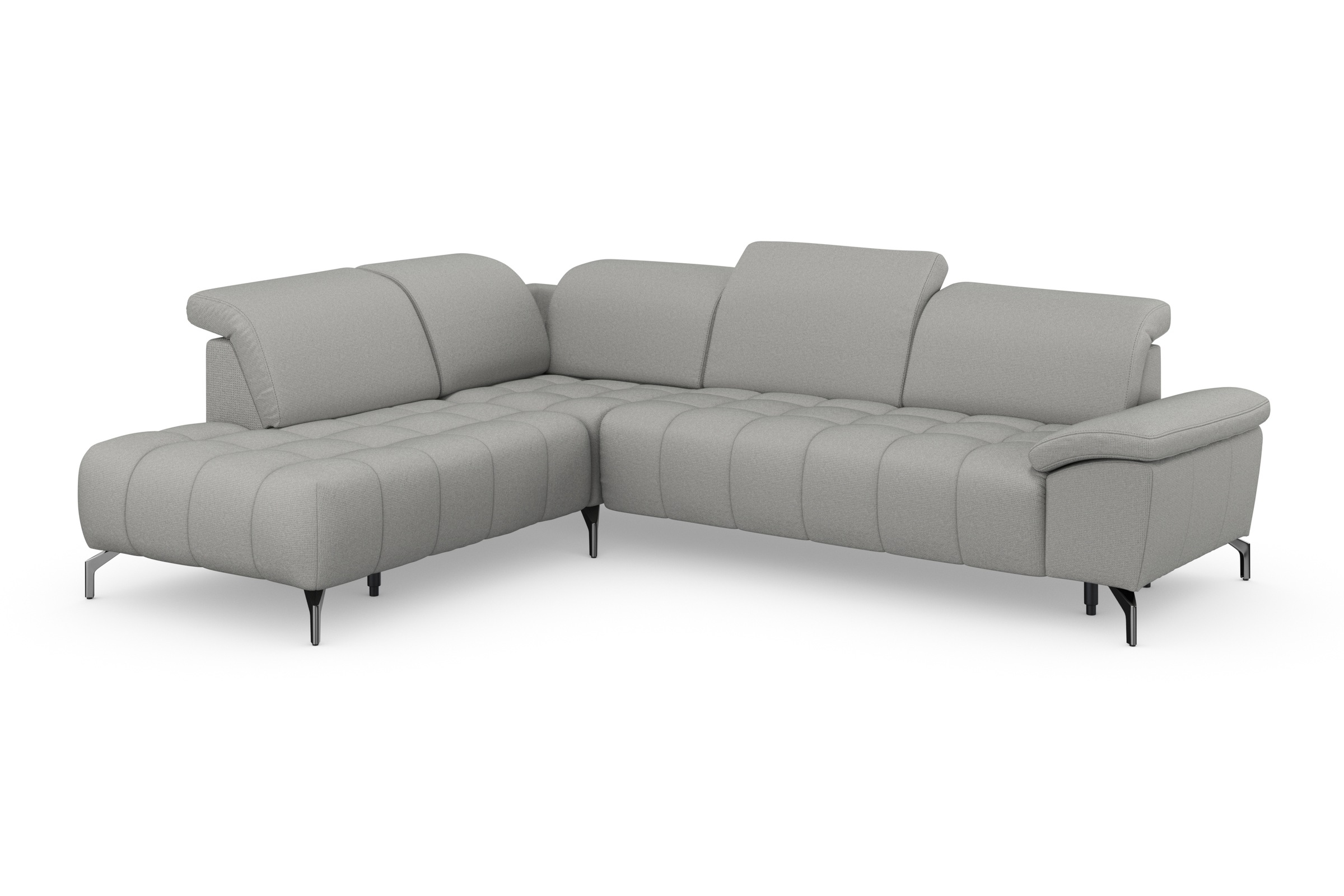 sit&more Ecksofa »Cool L-Form«, wahlweise mit Kopfteilverstellung und Vorziehsitz motorisch