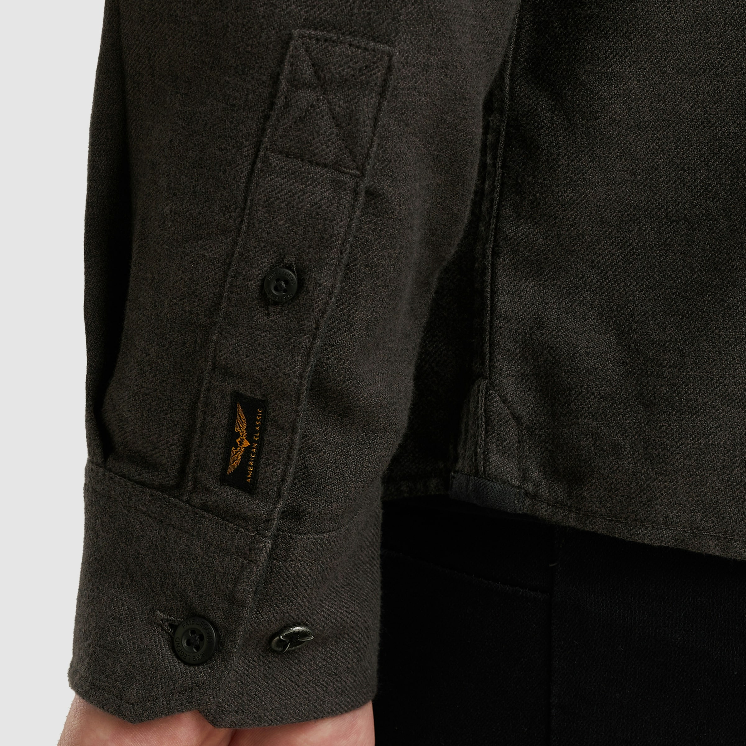 PME LEGEND Langarmhemd mit Knopfleiste