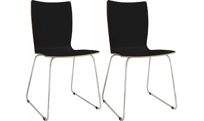 now! by hülsta Stuhl »S 20-2«, (Set), 2 St., mit Kufengestell aus Chrom kaufen