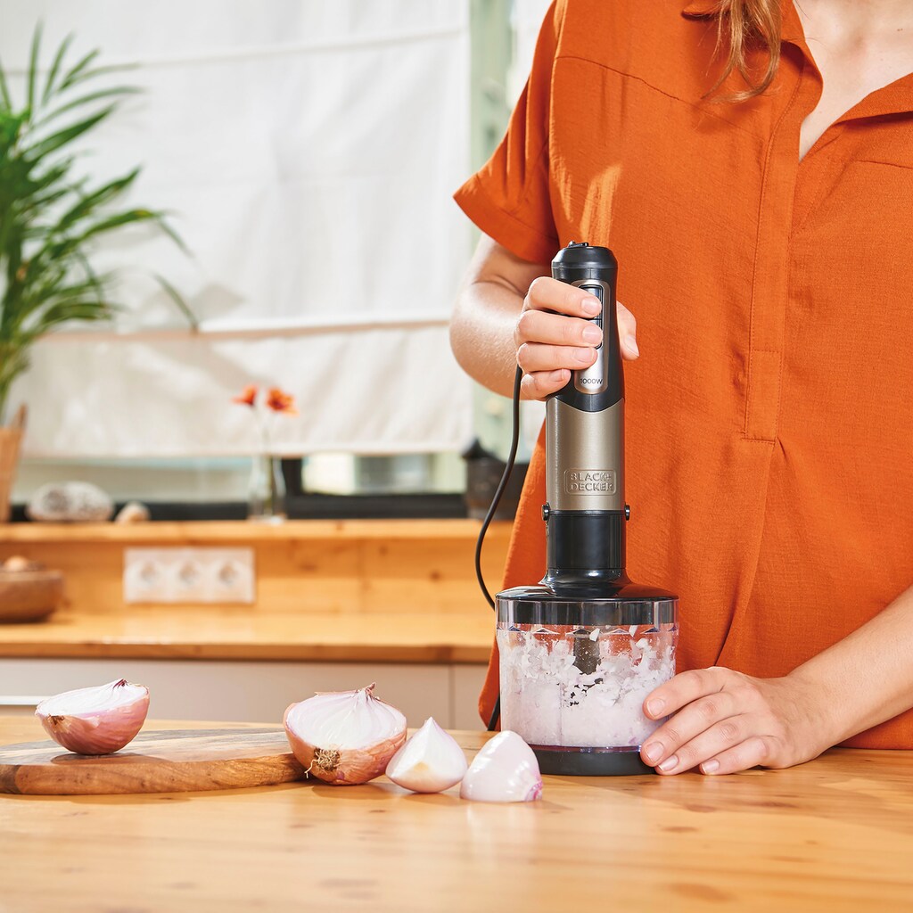 Black + Decker Stabmixer »BXHBA1000E«, 1000 W