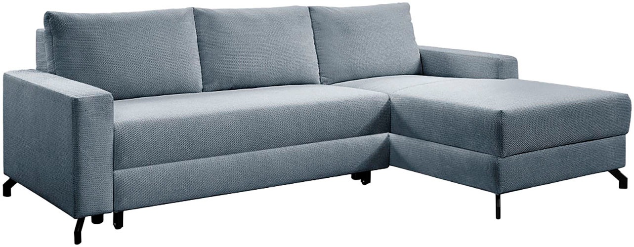 exxpo - sofa fashion Ecksofa »Quattro L-Form, B/T: 247/162 cm«, wahlweise m günstig online kaufen