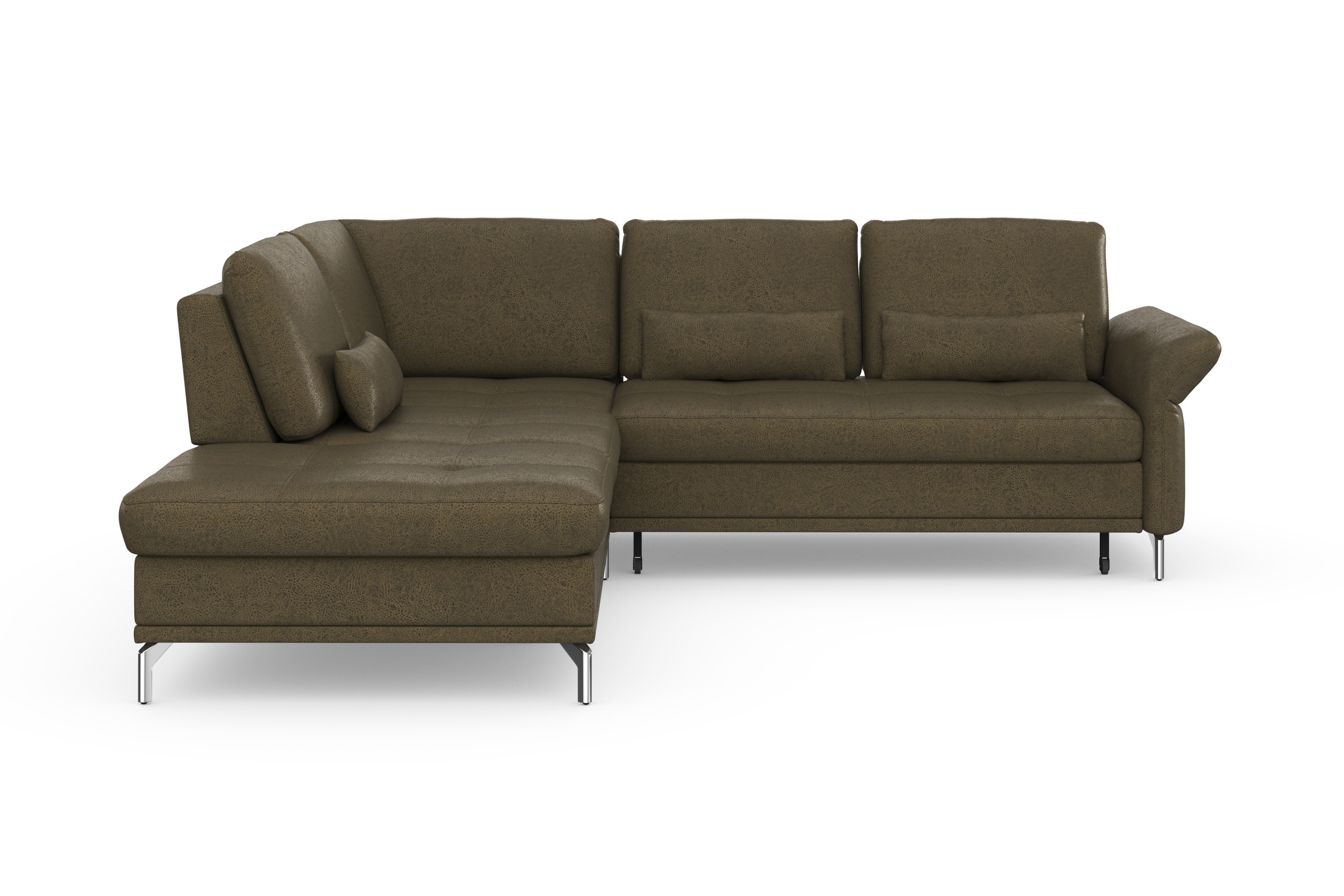 Home affaire Ecksofa »Palm Beach L-Form« Federkern, mit Sitztiefenverstellu günstig online kaufen