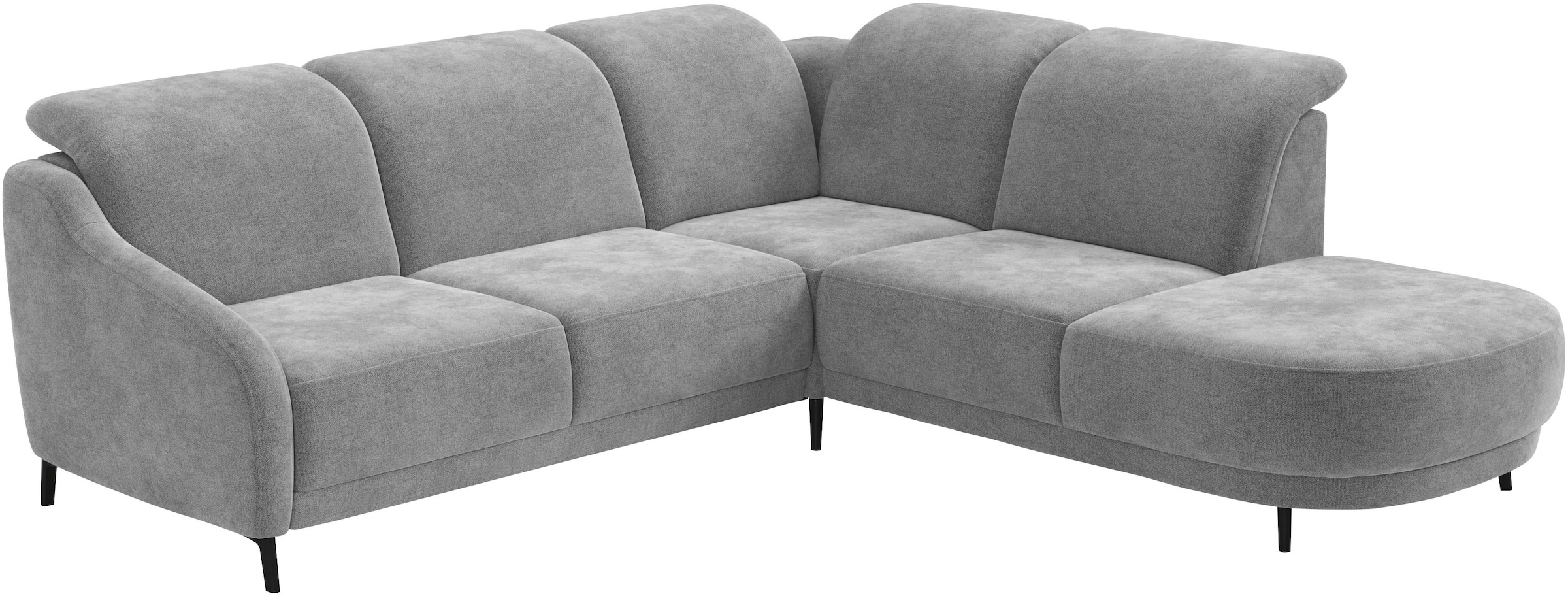 sit&more Ecksofa »Blues L-Form«, wahlweise mit Klapptisch und USB
