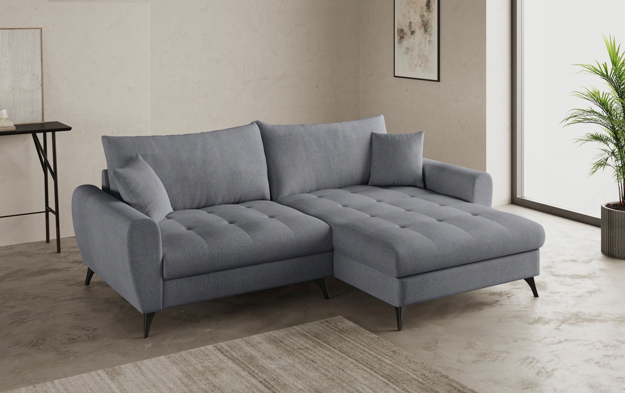Mr. Couch Ecksofa "Blackburn II L-Form", Wahlweise mit Kaltschaumpolsterung günstig online kaufen
