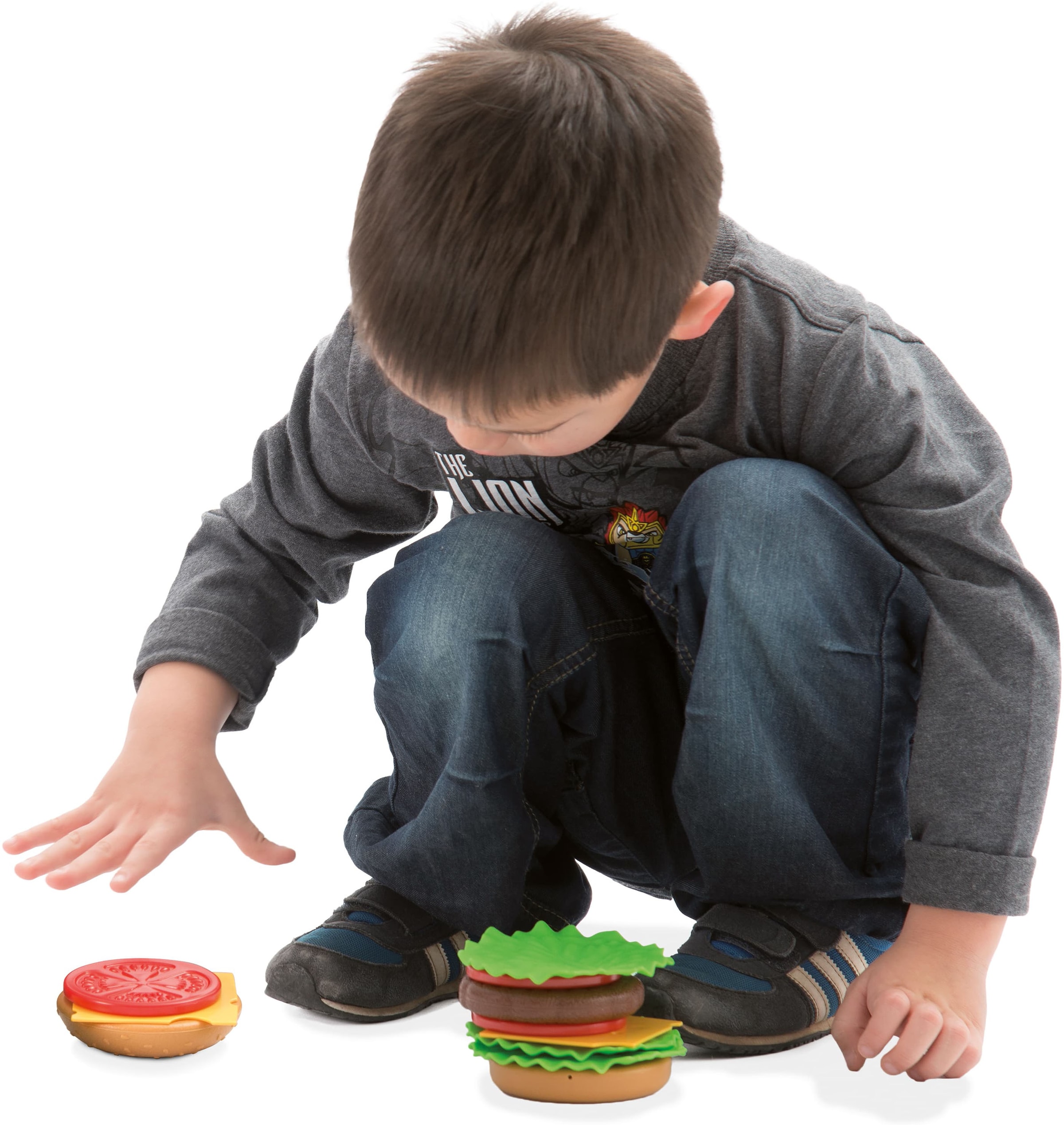 Spiellebensmittel »Burger Set auf Tablett 17-teilig«, (17 tlg.), Made in Europe