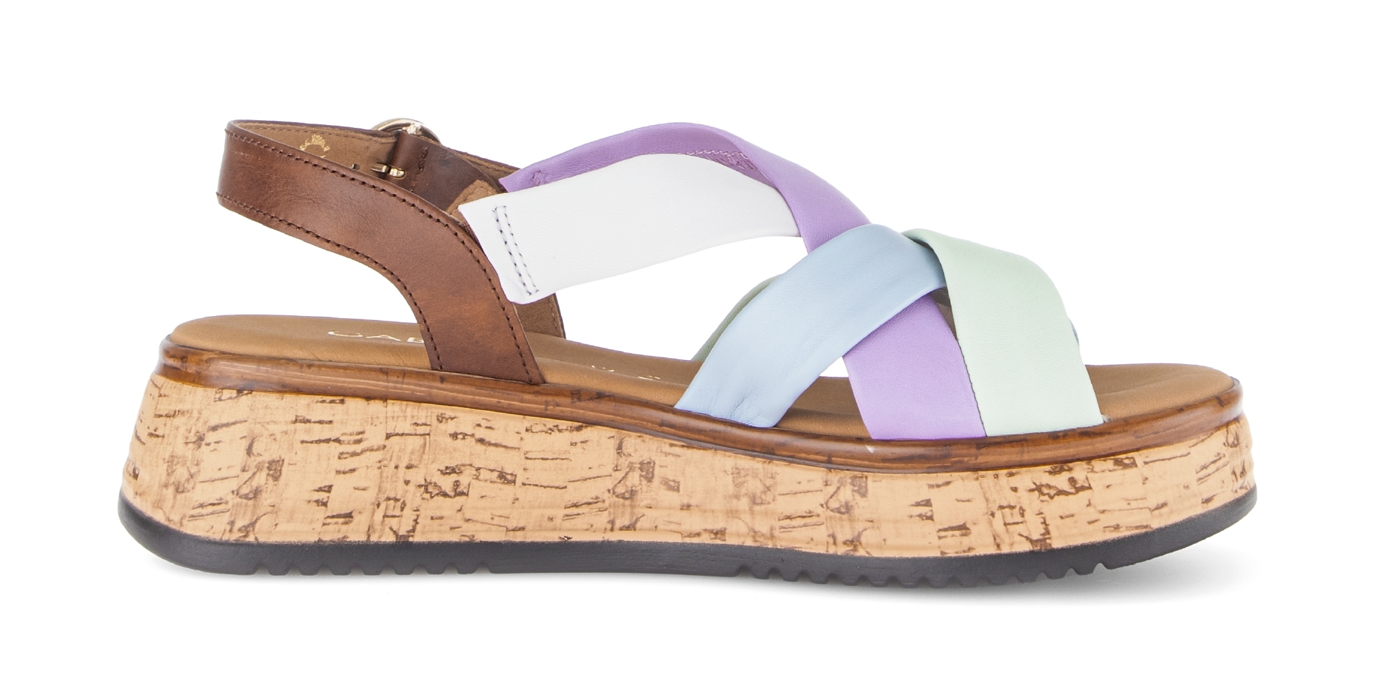 Gabor Keilsandalette »Rhodos«  Riemchensandale, Sommerschuh in Bequemweite G (= weit)