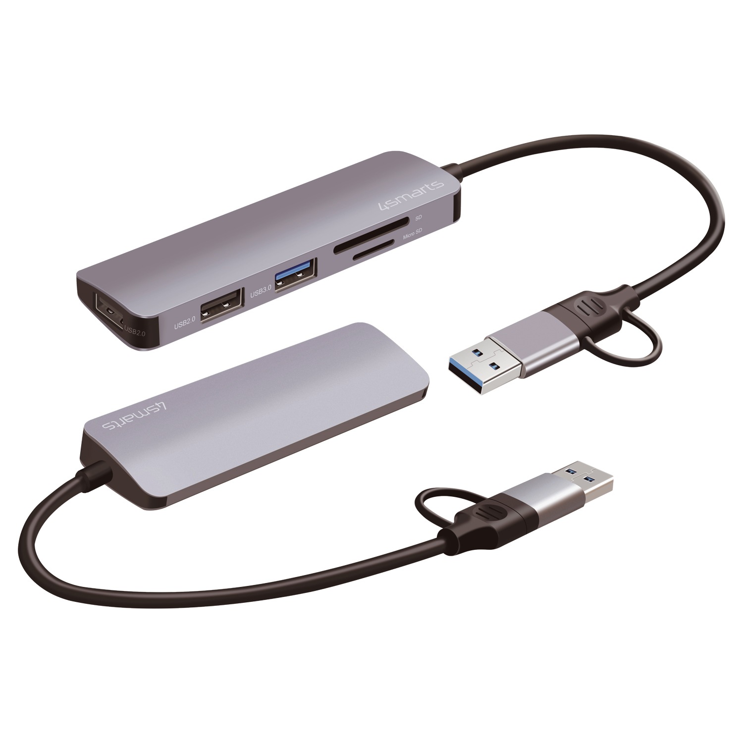 4smarts Laptop-Dockingstation »5 in1 Universal Mulitport USB Hub«