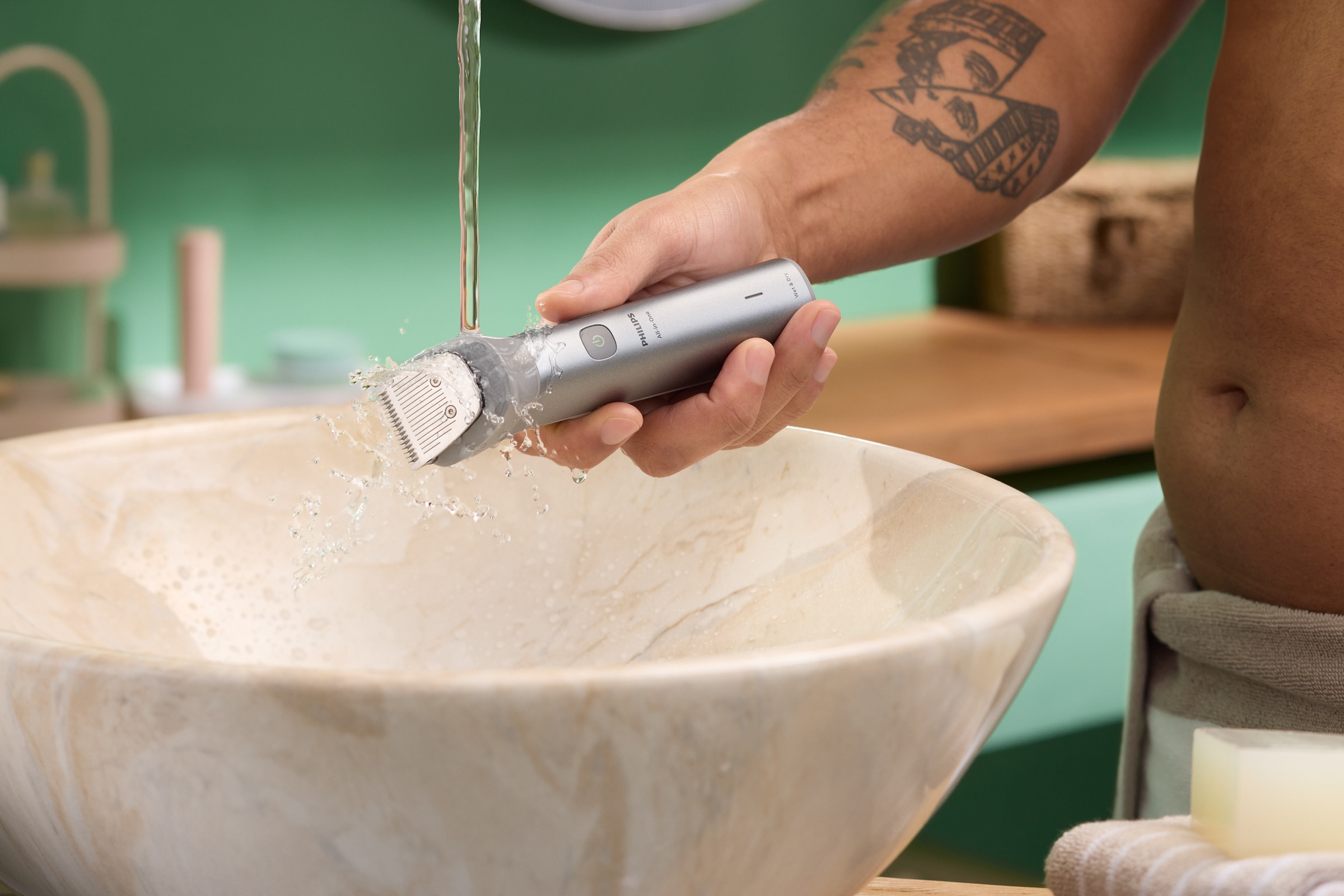 Philips Multifunktionstrimmer »Series 5000 MG5921/15«, 10 Aufsätze, 10-in-1-Trimmer für Gesicht, Körper und Kopfhaare