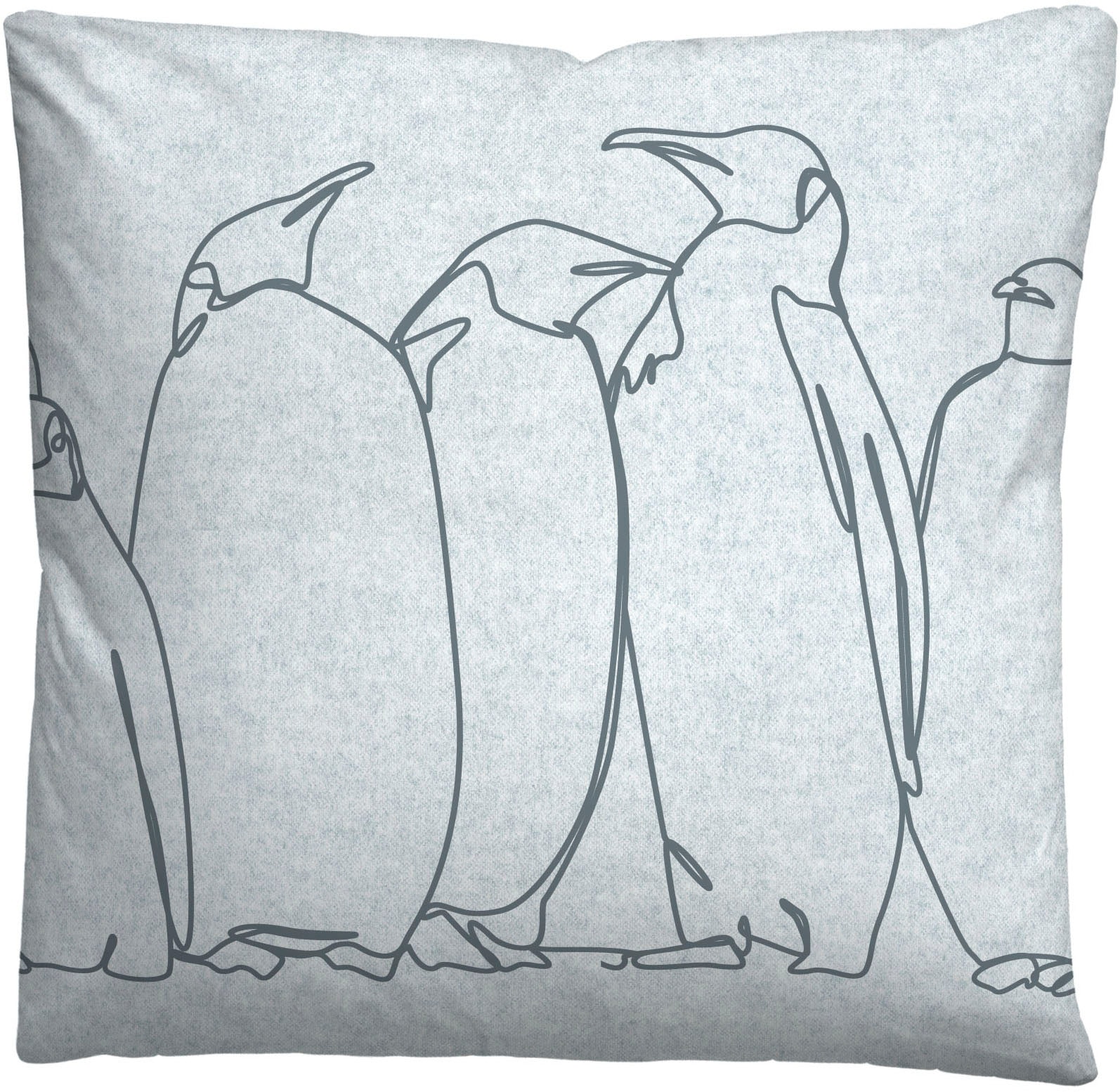 Biberna Bettwäsche »0840530« 2 Stk. tlg. kuschelig warm, samtweich, Melange, 100% Baumwolle, made in Germany