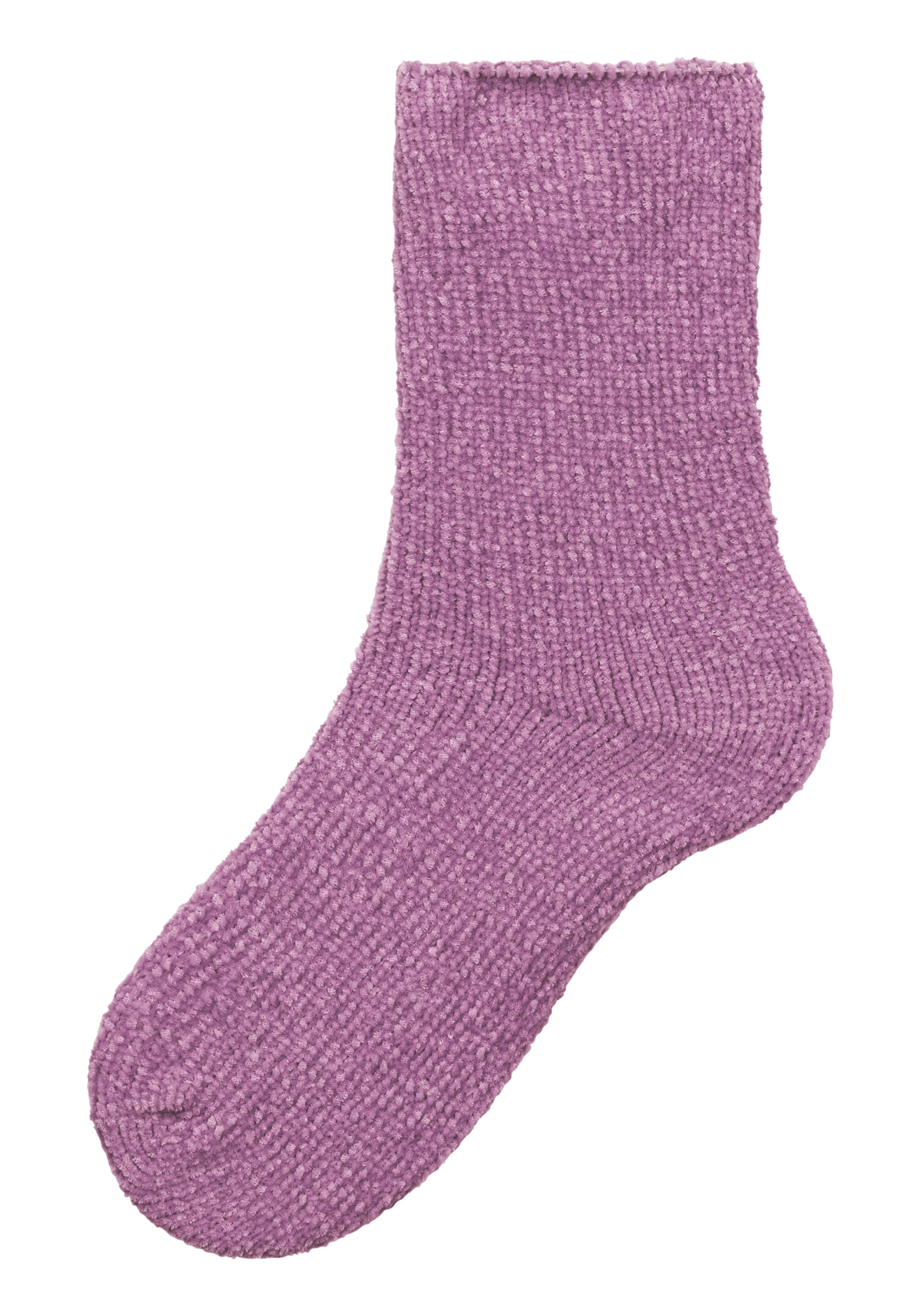 Lavana Kuschelsocken, (Packung, 5 Paar), ideal als Bettsocken