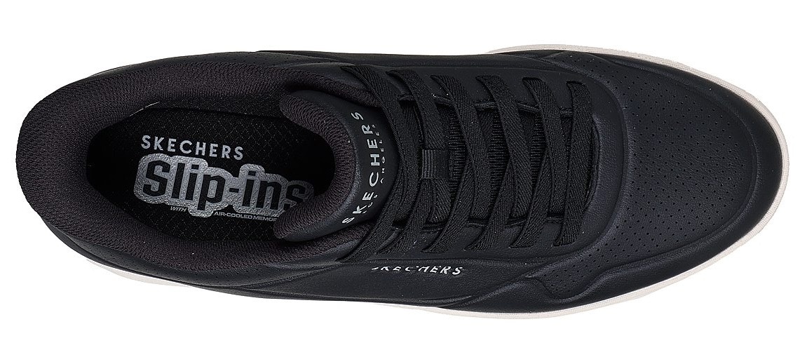 Skechers Slip-On Sneaker »UNO CTL-UNO DURABUCK SLIP IN«, Retro Sneaker, Slipper mit Luftkissendämpfung