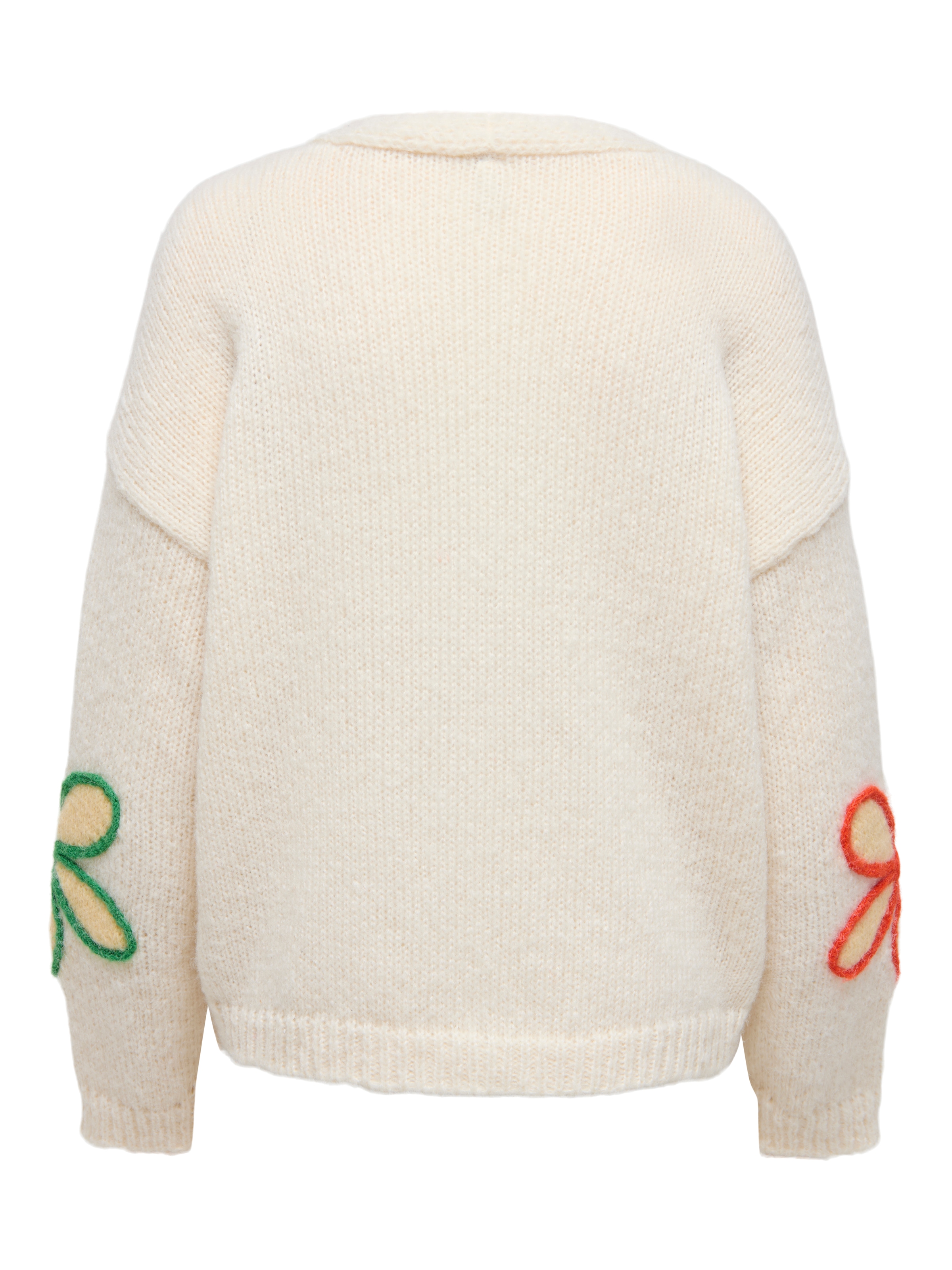 ONLY Strickjacke »ONLMARNIA LIFE LS FLOW OPEN CARD CS KNT« mit 3D-Stickerei