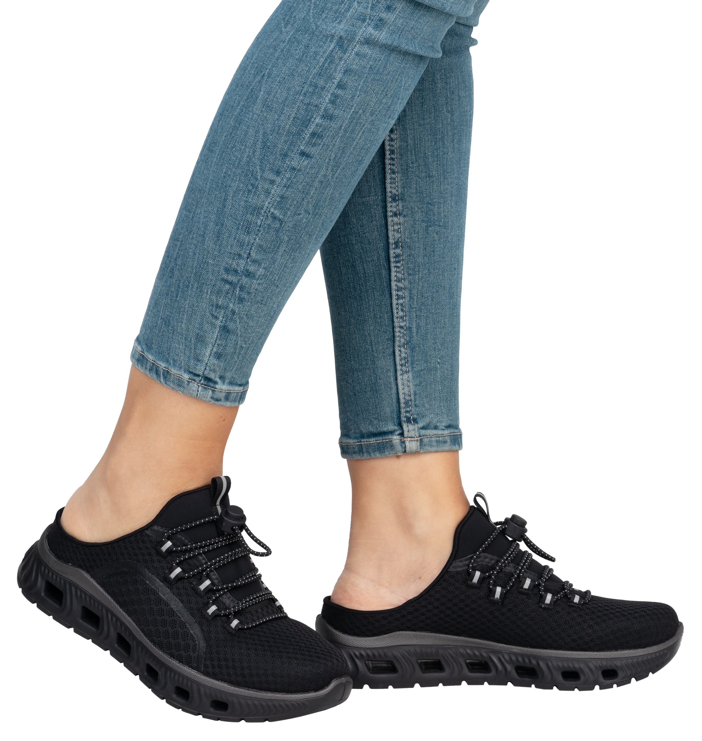 RIEKER Sport Clog, Outdoormode, Plateau, Sommerschuh mit MemoSoft-Ausstattung