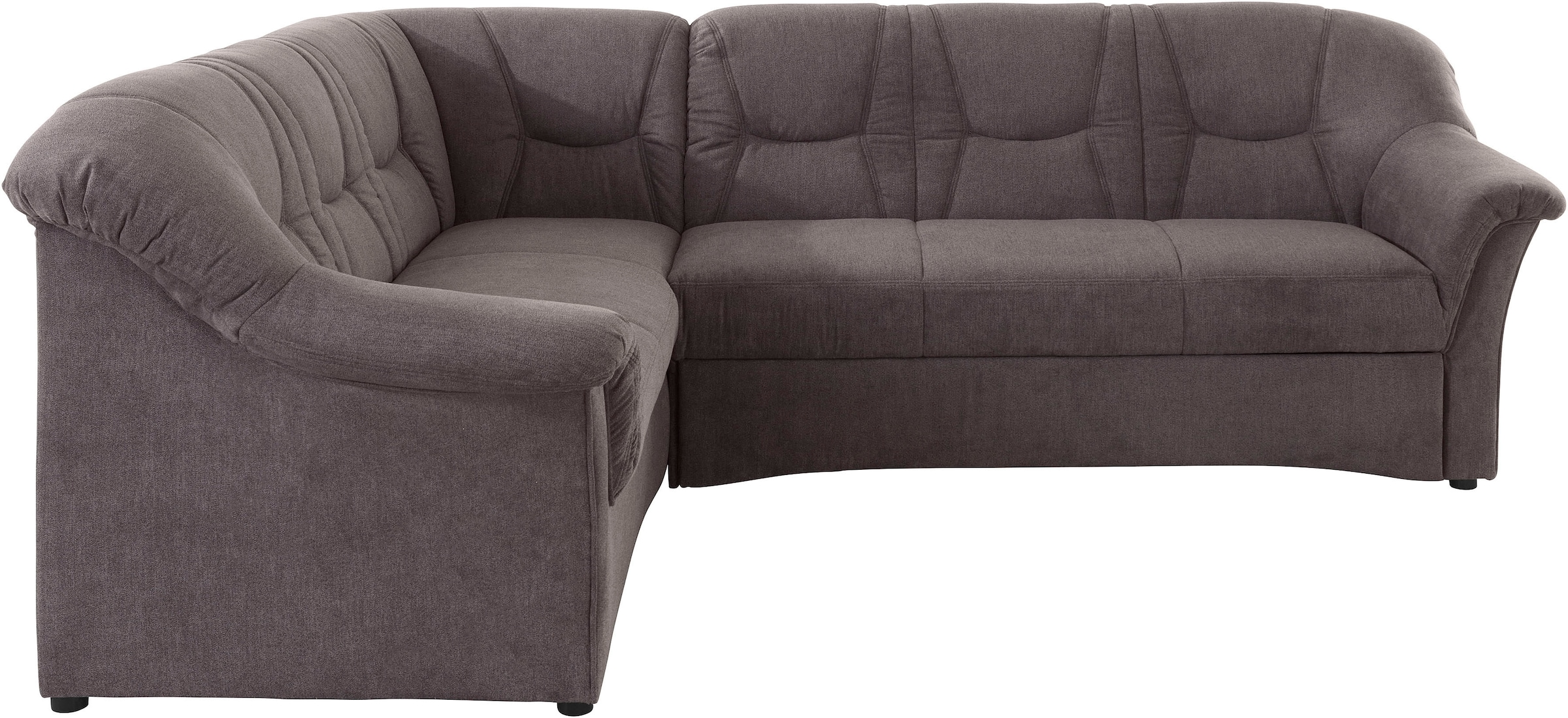 DOMO collection Ecksofa »Sarafina zeitlos und komfortabel, optional mit Federkern, L-Form«, wahlweise mit Bettfunktion