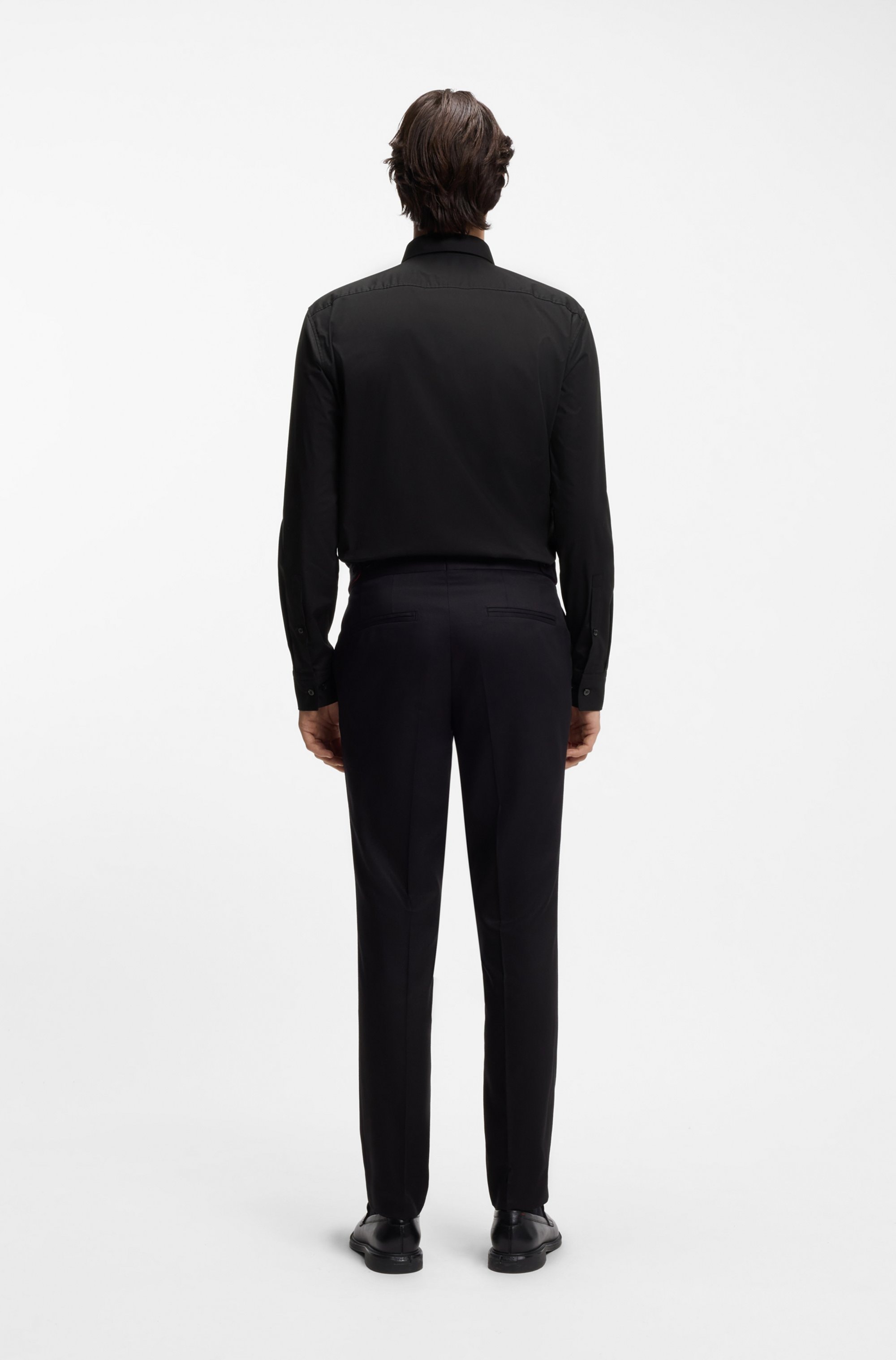 HUGO Businesshemd »Ermo« Kentkragen, Slim Fit, Baumwoll-Stretch