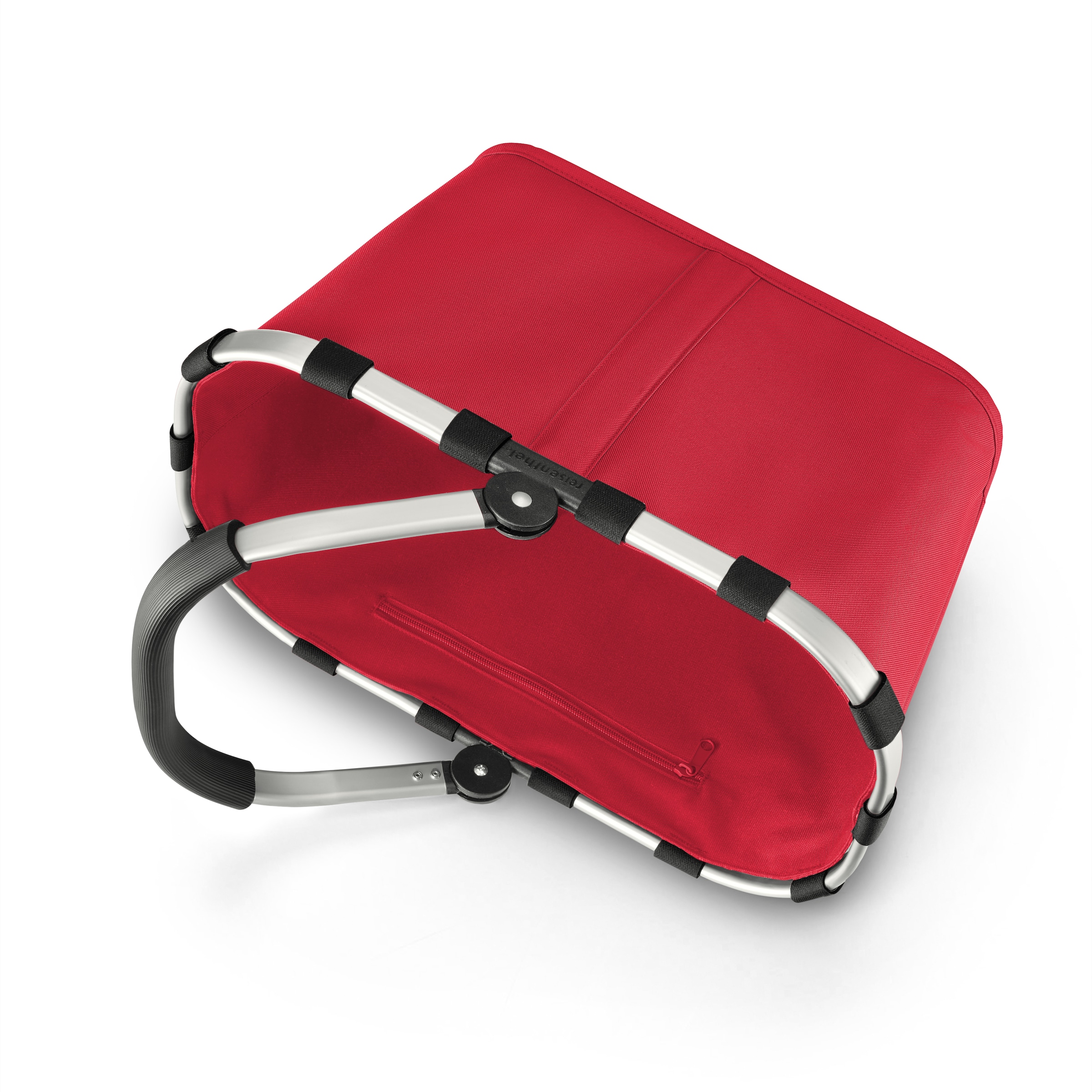 REISENTHEL® Einkaufskorb »carrybag« Standfüße, ummantelter Griff zum Umklappen, Innentasche Reißverschluss