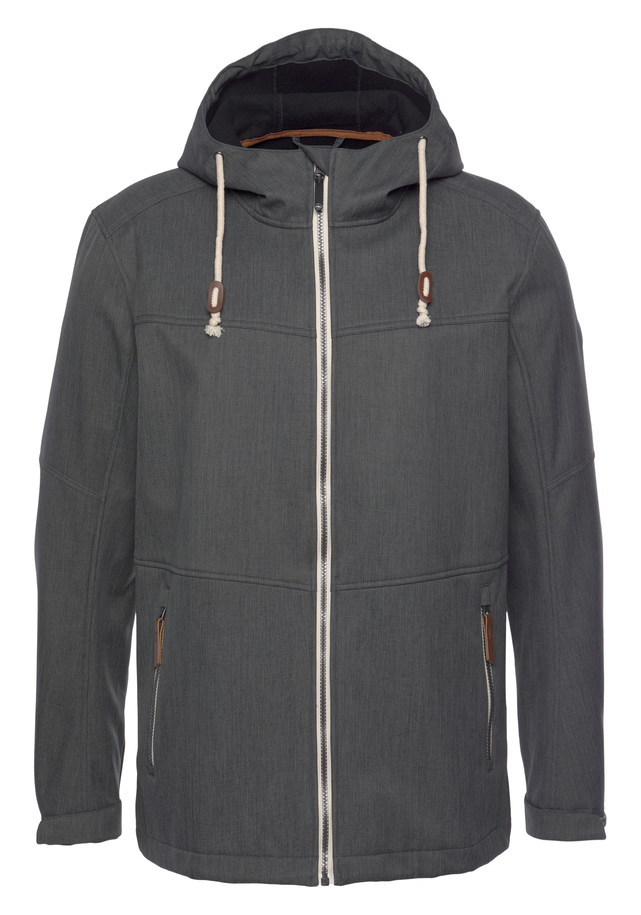 Polarino Softshelljacke, mit Kapuze