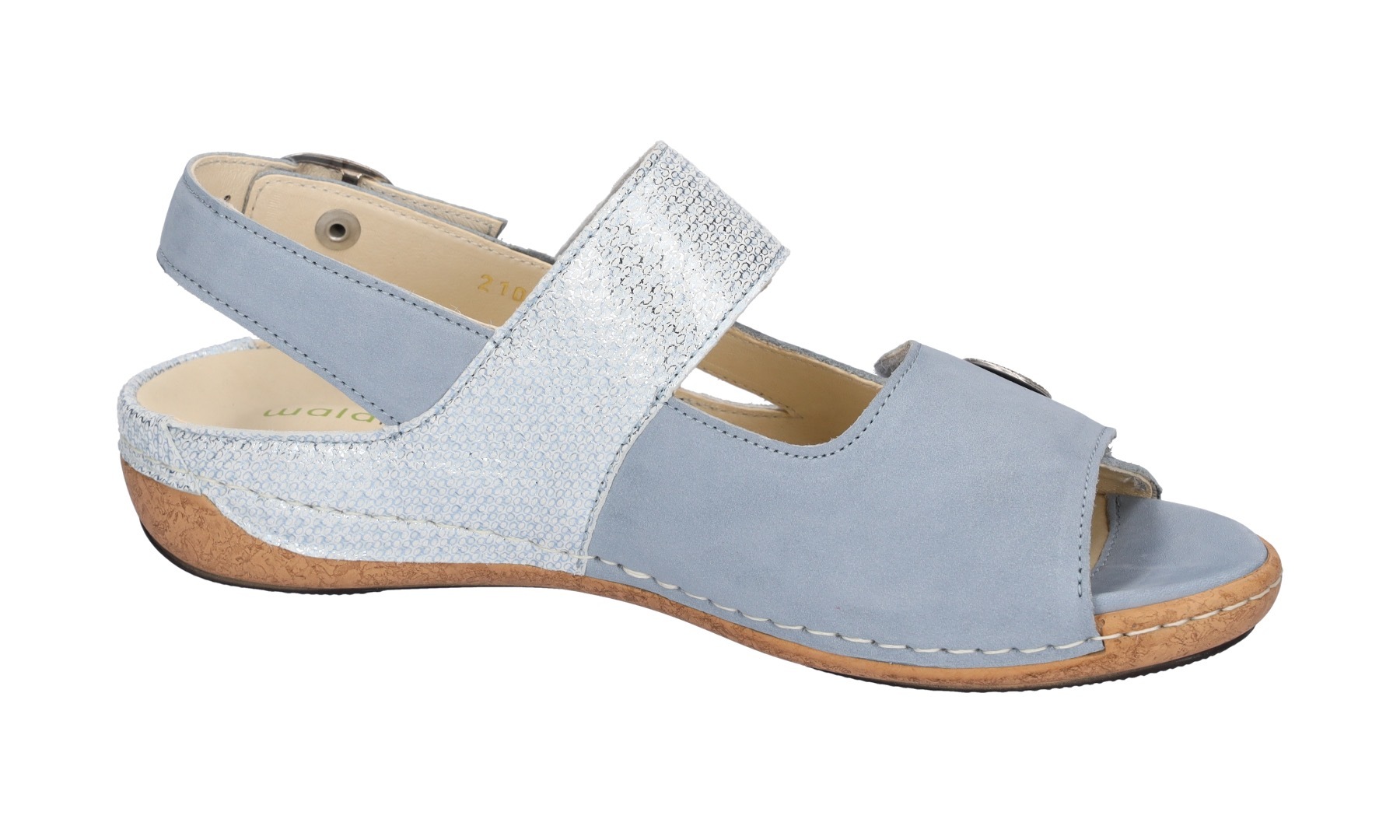 Waldläufer Sandale »HELIETT«  , Sommerschuh, Klettschuh, Keilabsatz, in Komfortweite H (= sehr weit)