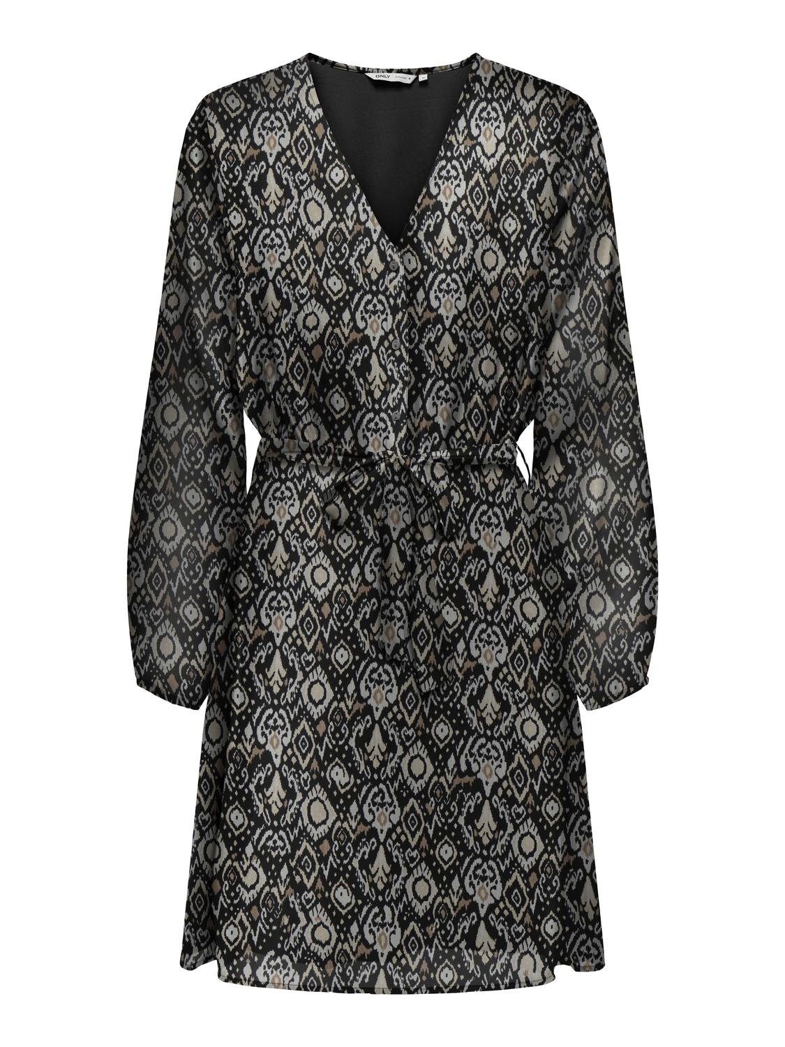 ONLY Druckkleid »ONLCERA 3/4 SHORT DRESS WVN NOOS«, in unterschiedlichen Alloverprints