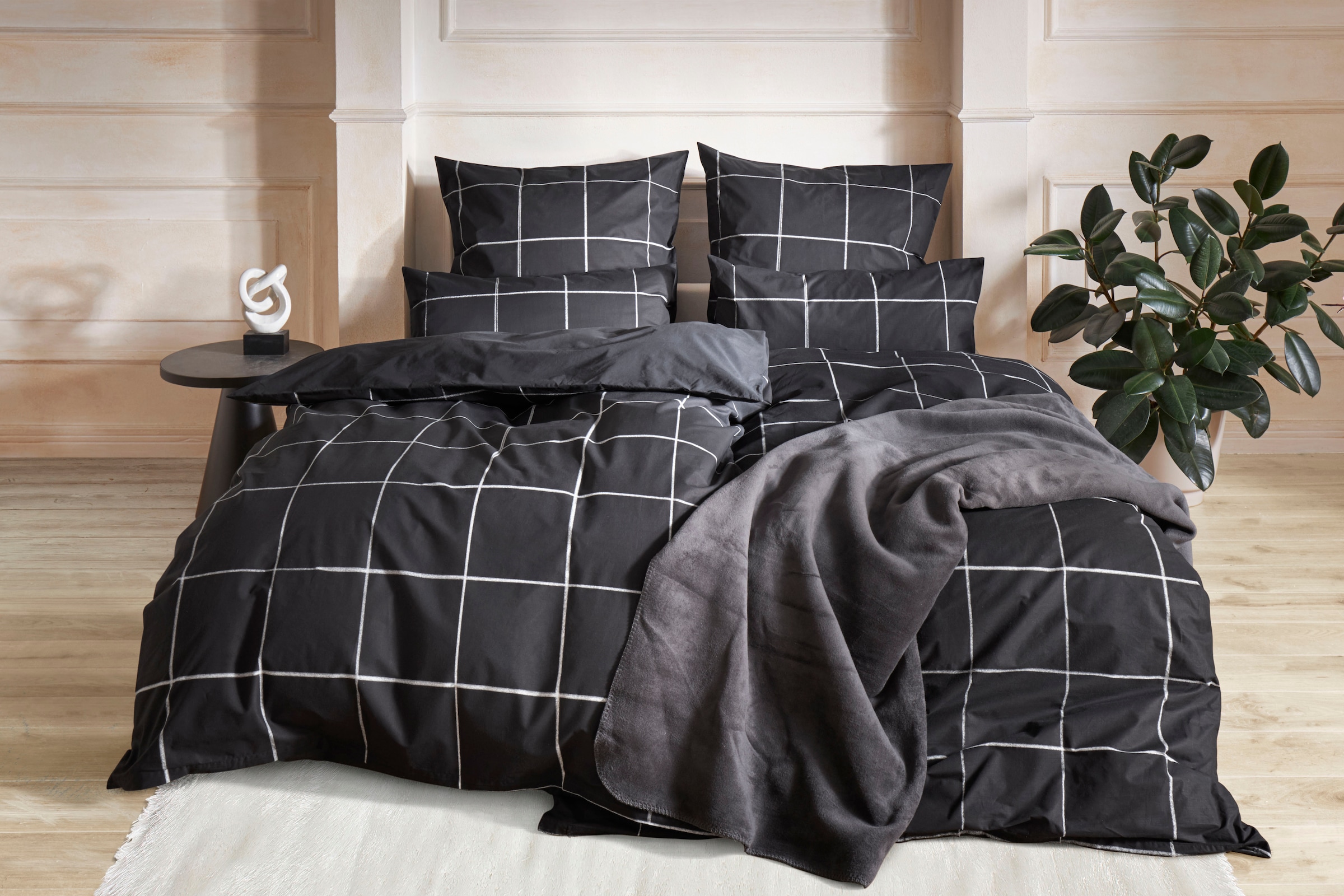 OTTO home Wendebettwäsche »Nature in Gr. 135x200 oder 155x220 cm« 2 Stk. tl günstig online kaufen