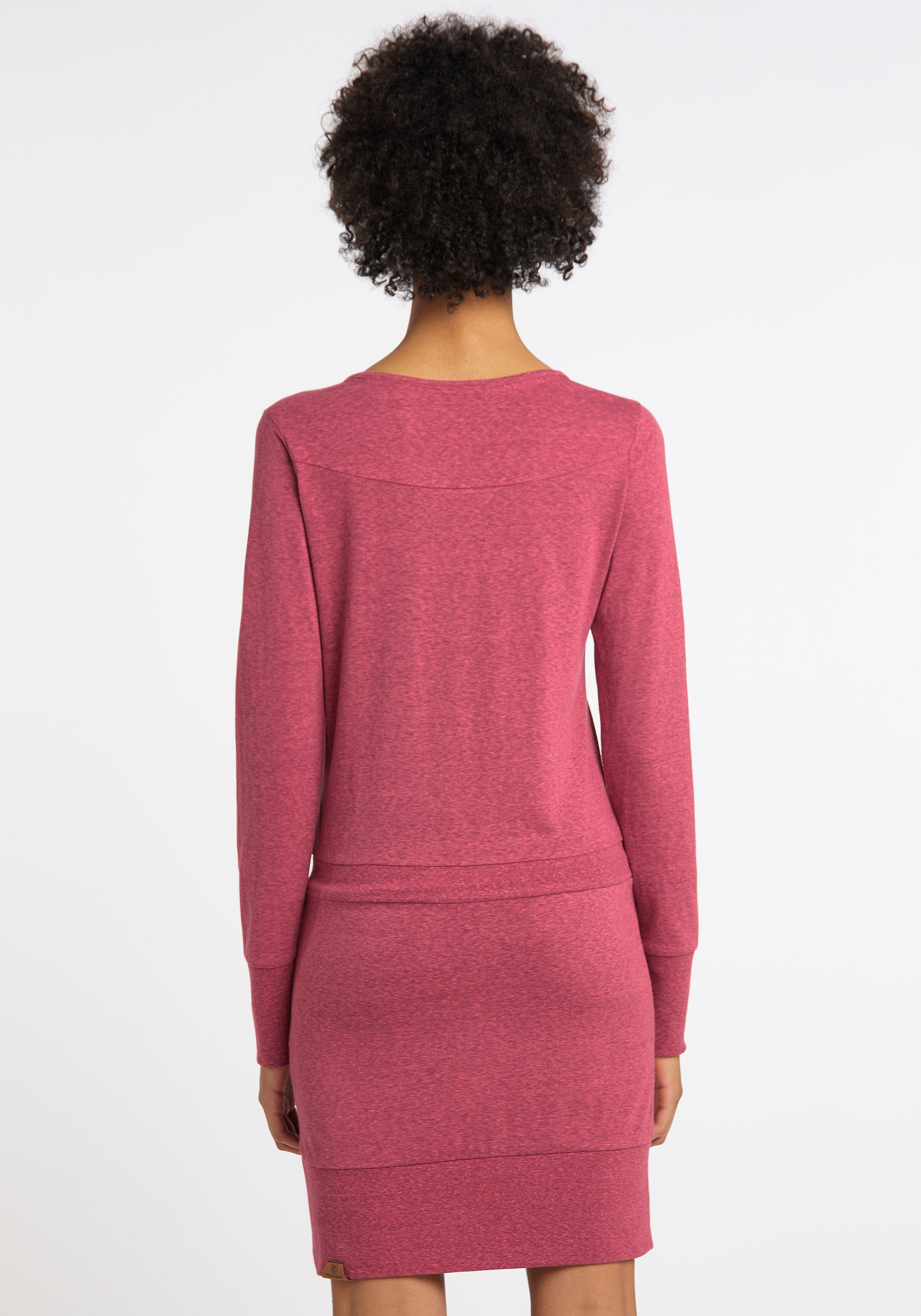 Ragwear Jerseykleid »ALEXA« mit Kordelzug und kontrastigen Zierperlen-Besatz