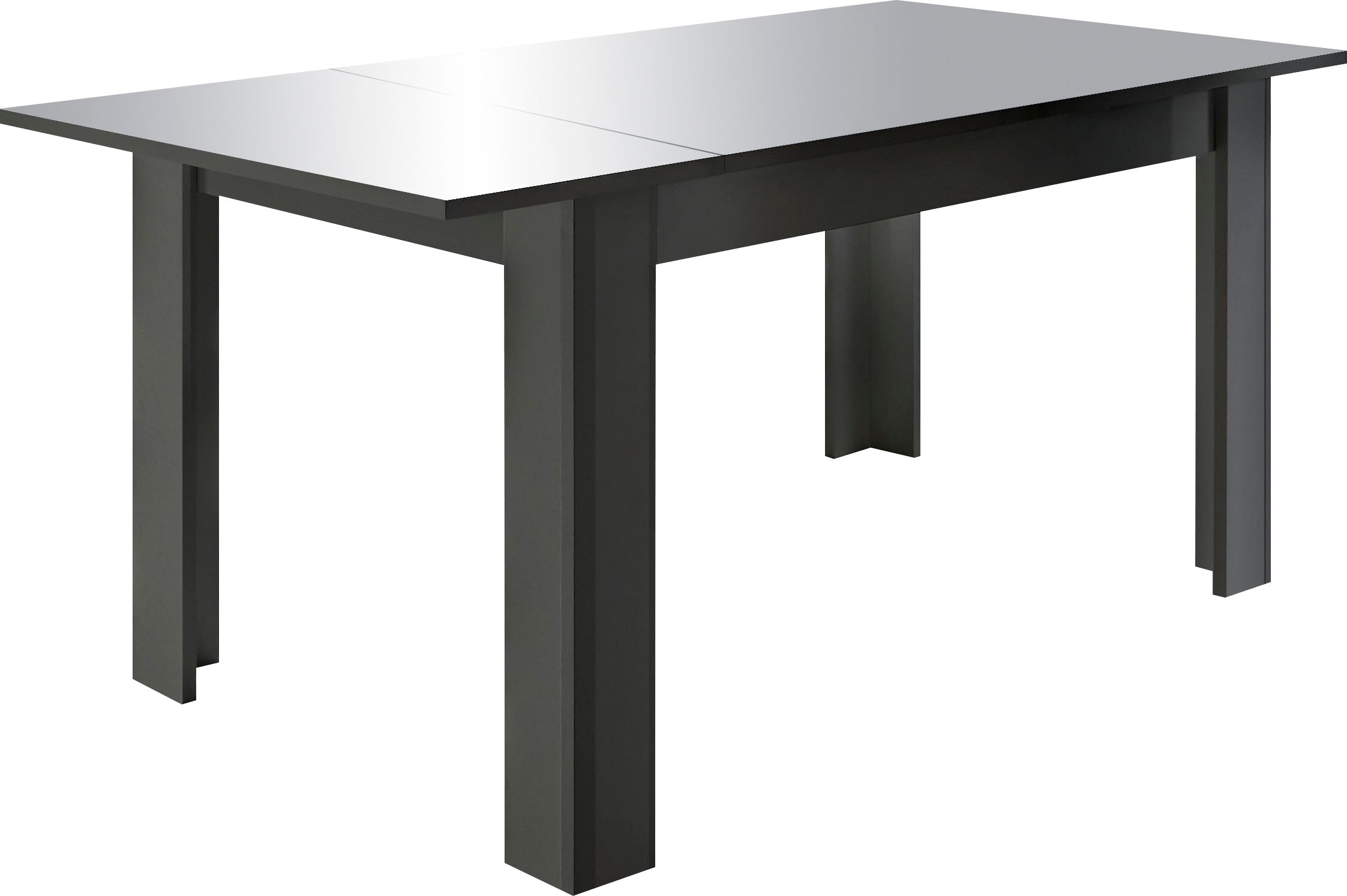 INOSIGN Esstisch »Dama 137x90x79 cm (BxTxH), Esszimmertisch Anthrazit Hochg günstig online kaufen