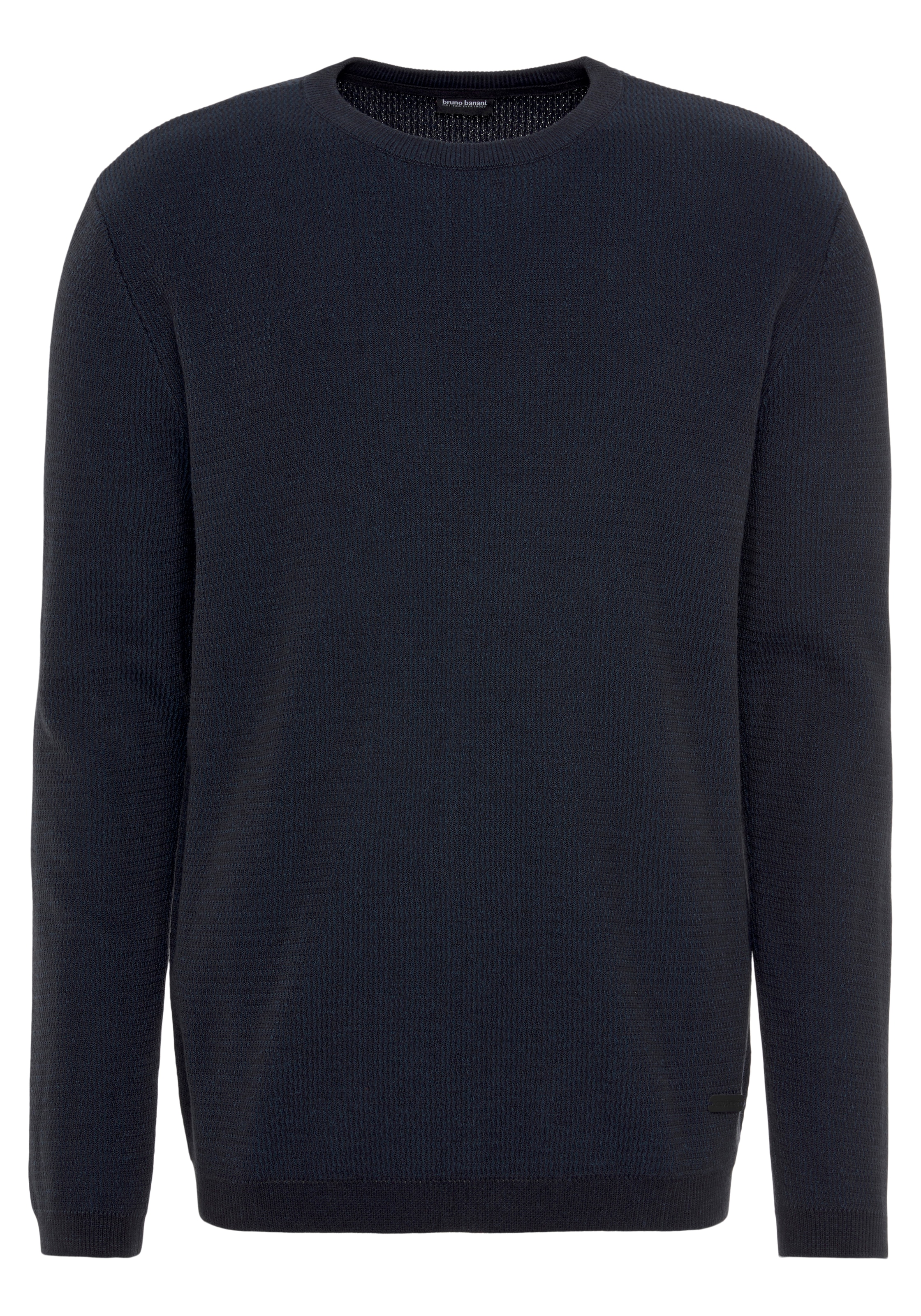 Bruno Banani Strickpullover, gewaschene Optik