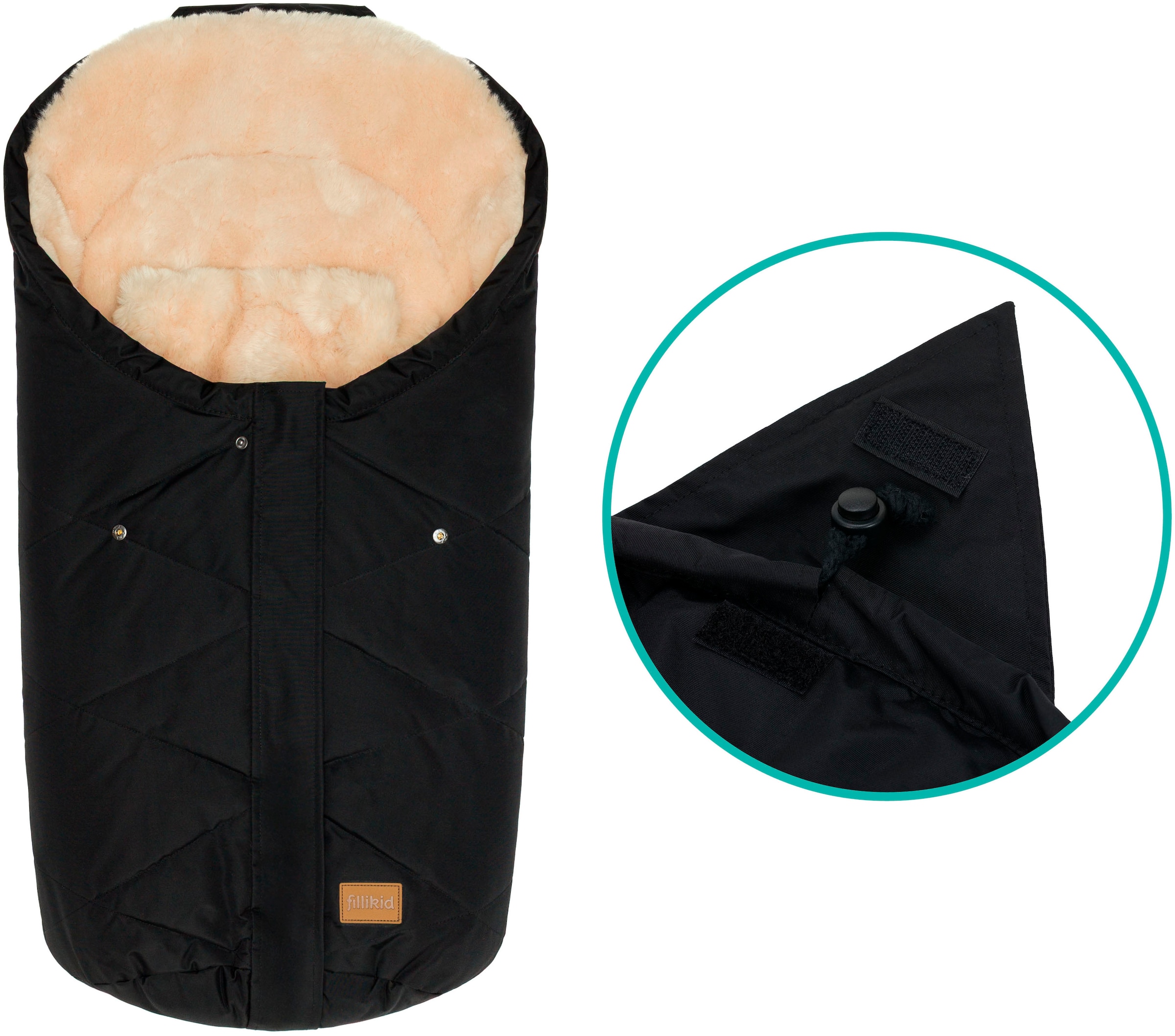 Fillikid Fußsack »Vegan Style, Winterfußsack«