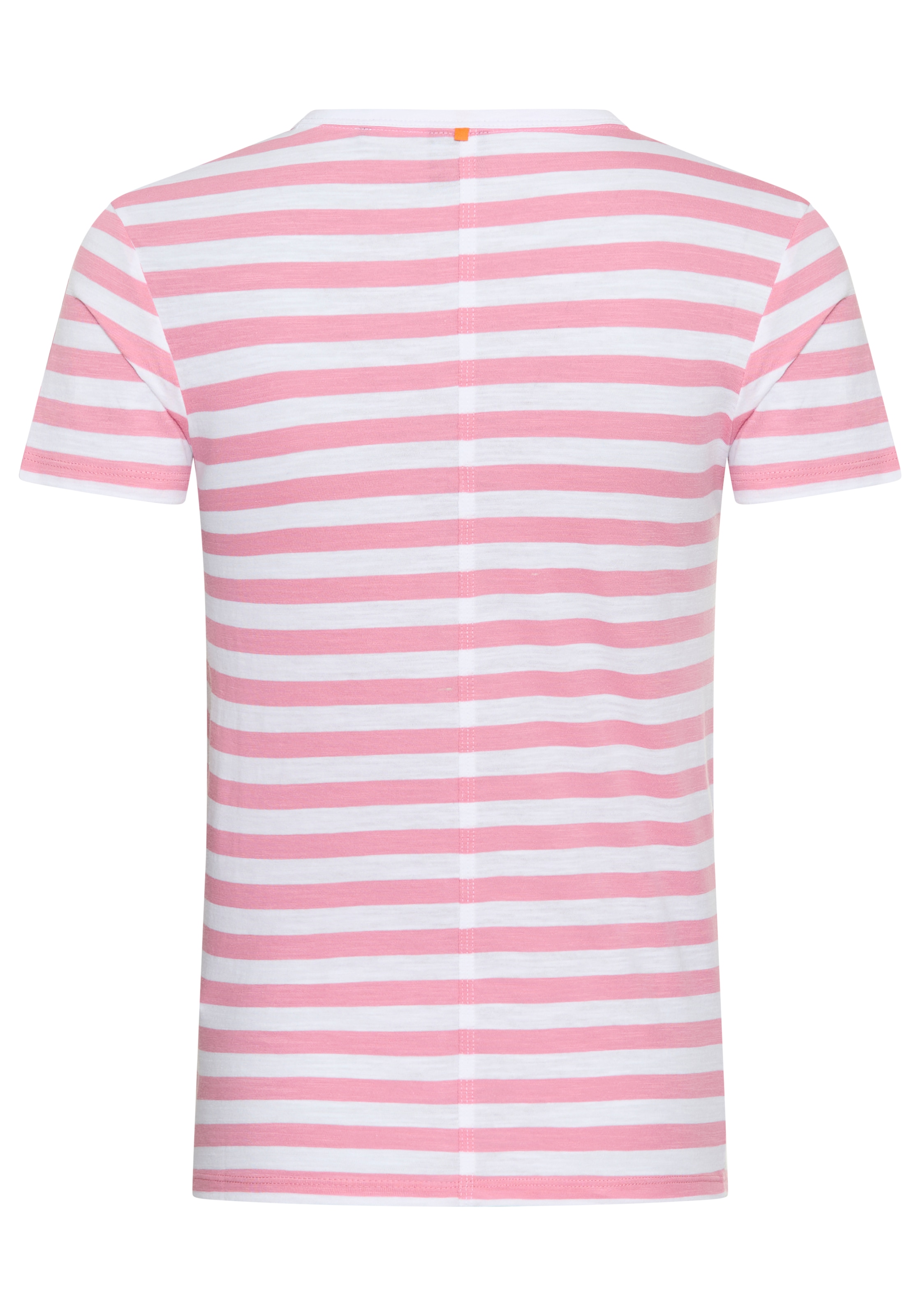 BOSS ORANGE T-Shirt »Esla Striped Premium Damenmode« Premium Damenmode, im gestreiften Design