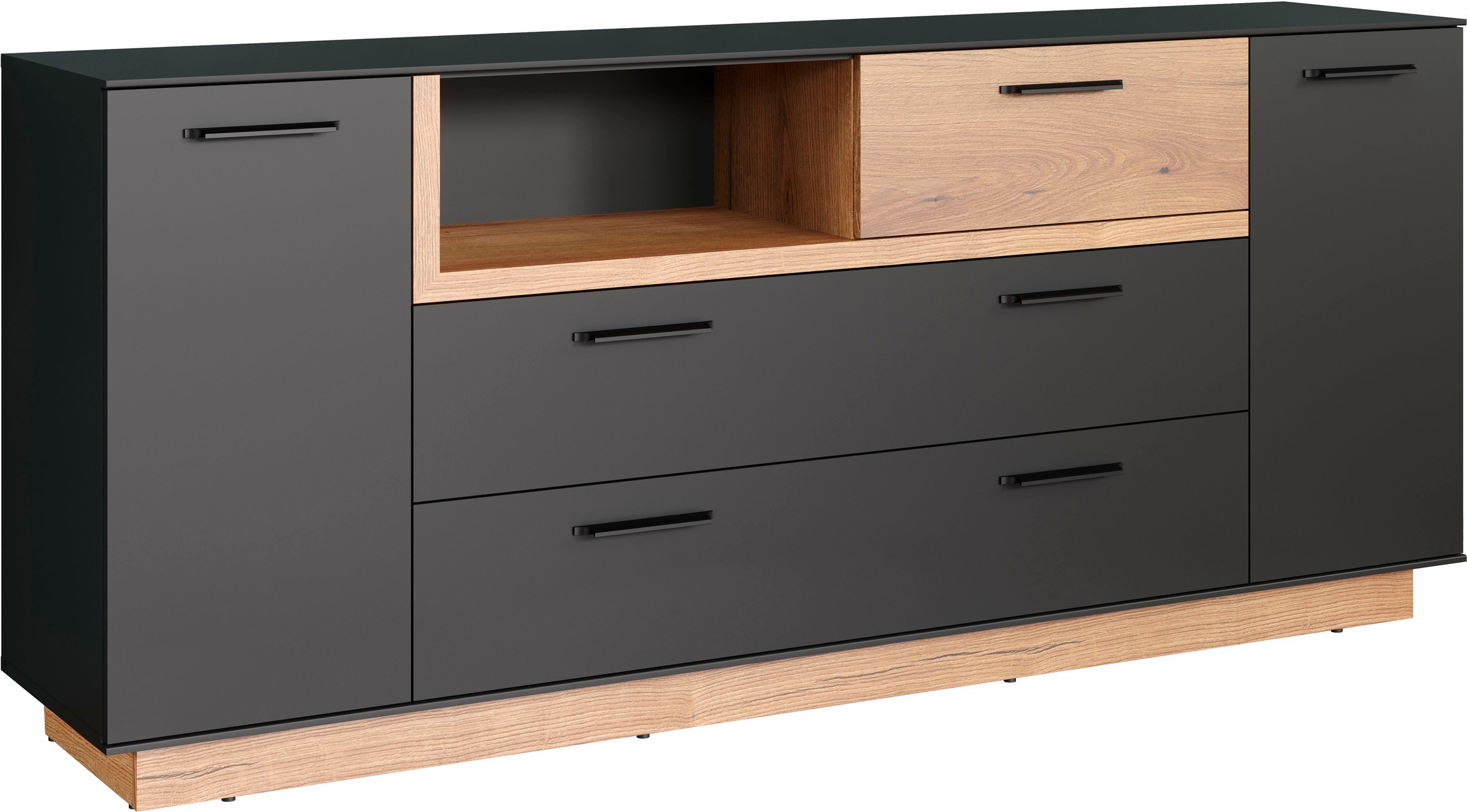 INOSIGN Sideboard »Premont«, (1 St.), Kommode, Breite 187 cm breit, mit viel Stauraum