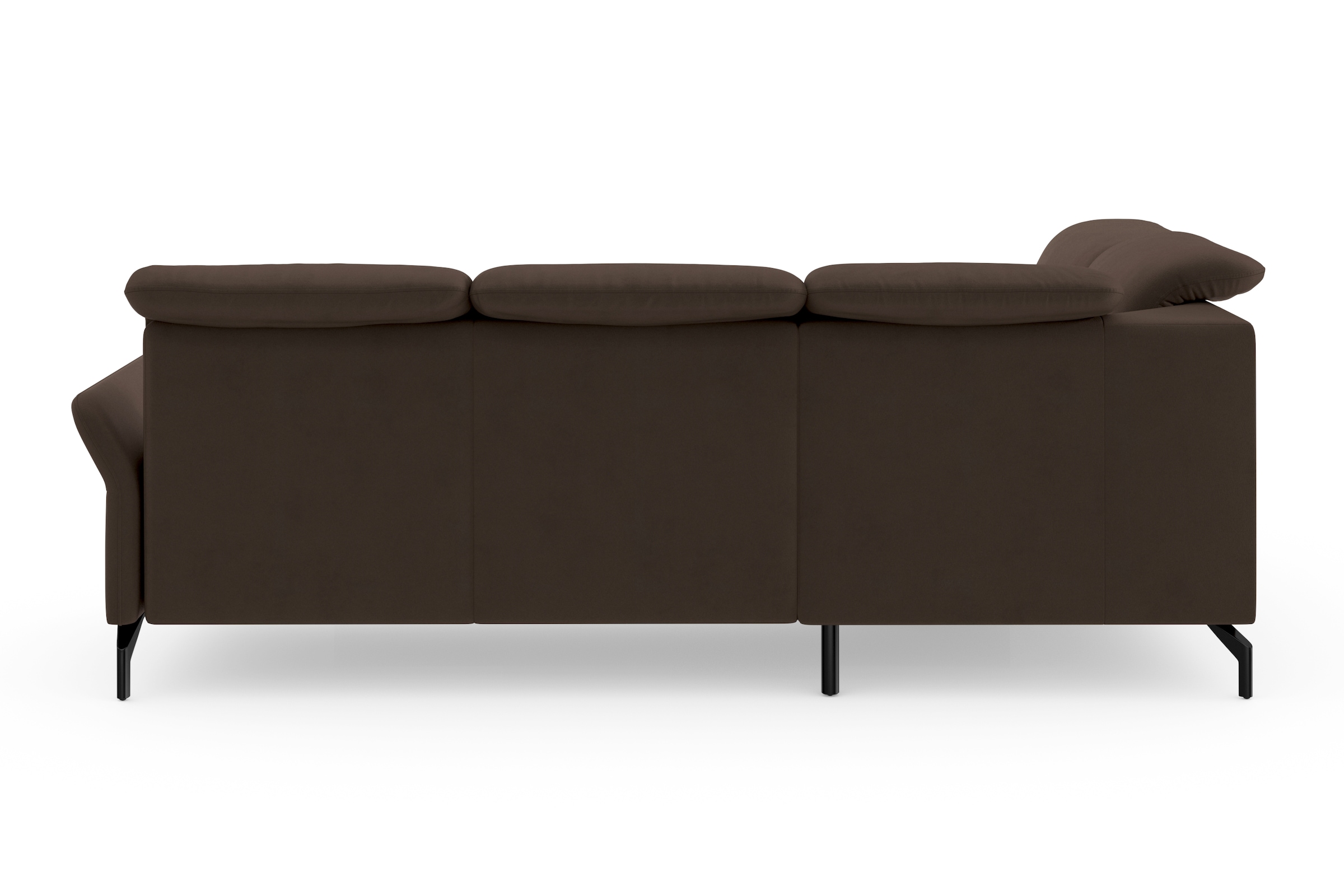 sit&more Ecksofa »Fashion L-Form«, wahlweise mit Kopfteilverstellung und Vorziehsitz, motorisch