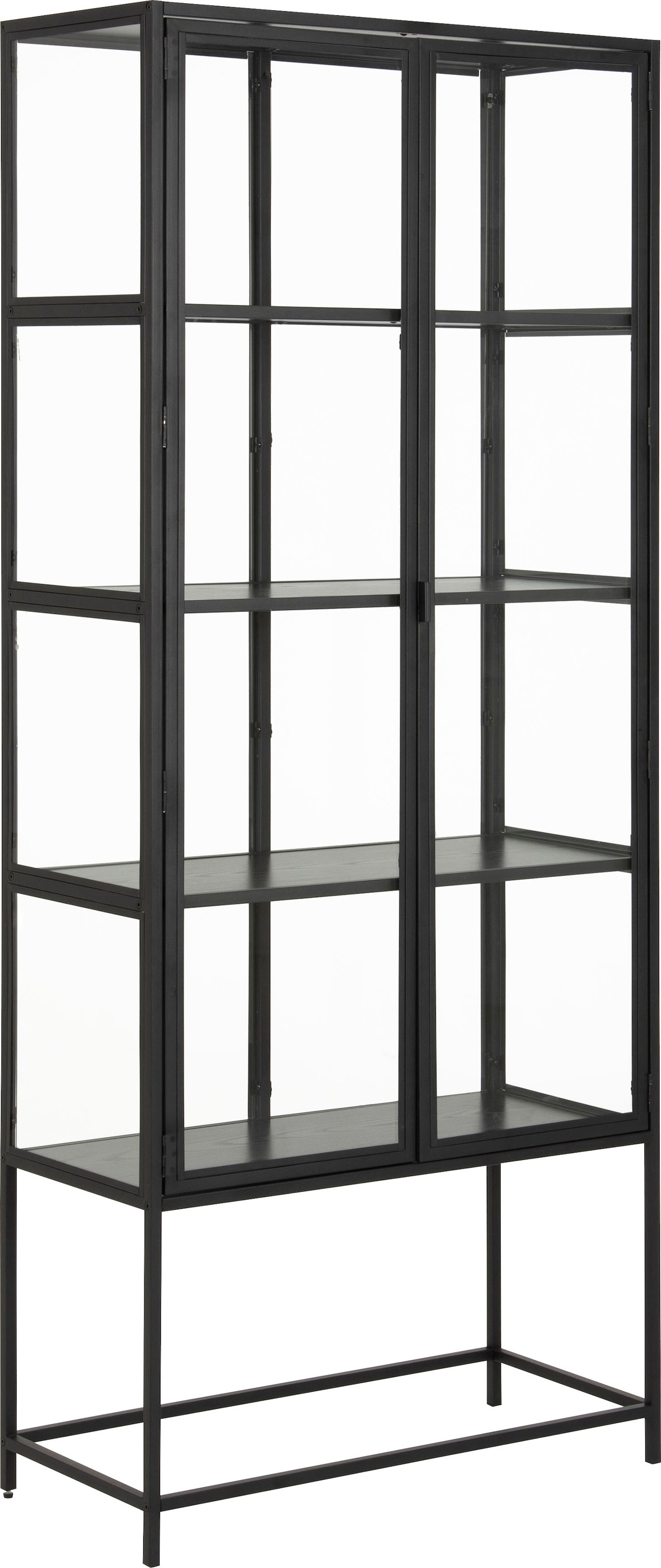 ACTONA GROUP Glasvitrine, mit 77 4 cm x B: Metallrahmen, und online H: 185,6 bestellen Einlegeböden, Glastüren