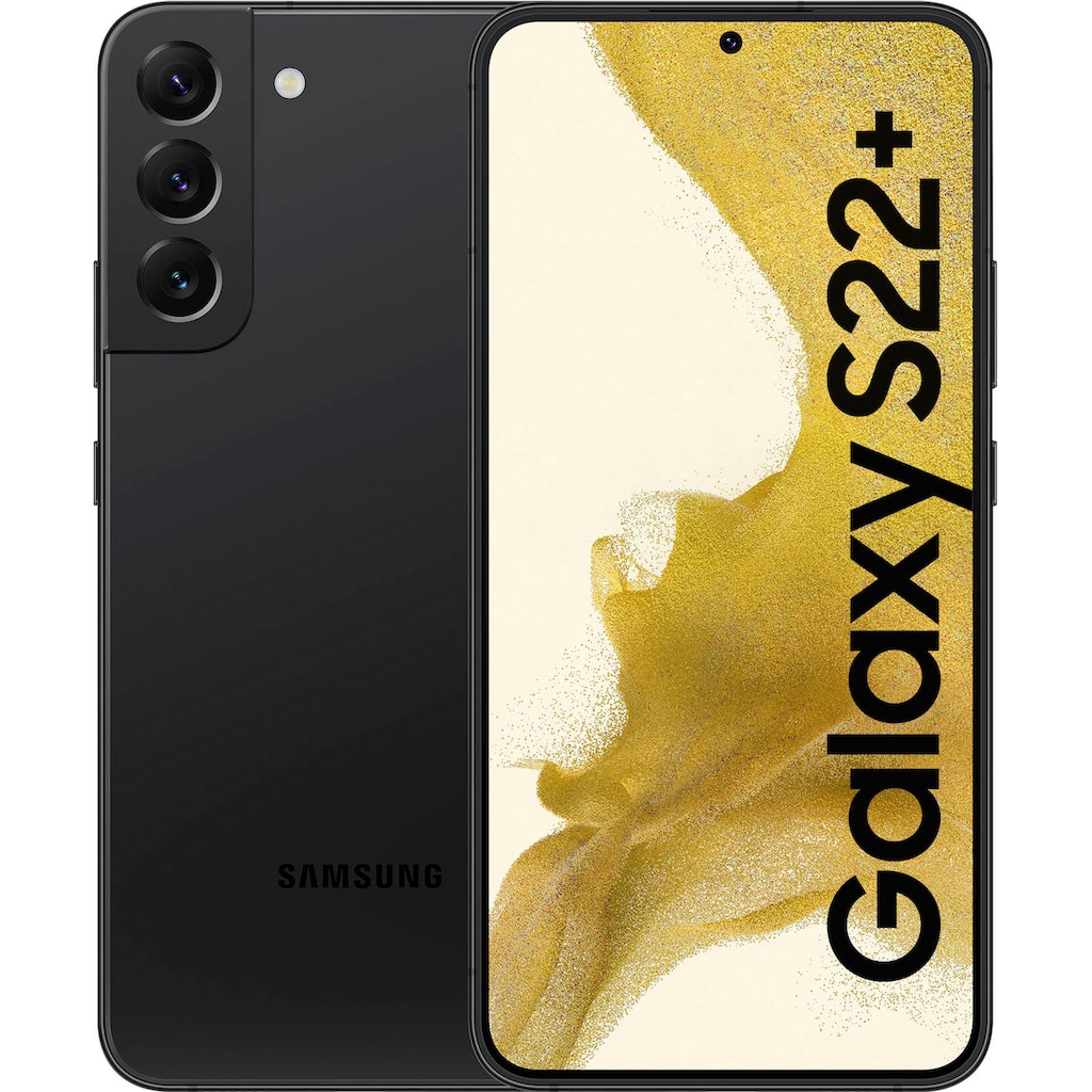 Samsung Smartphone »Galaxy S22+«, Phantom Black, (16,65 cm/6,6 Zoll, 128 GB Speicherplatz, 50 MP Kamera)
