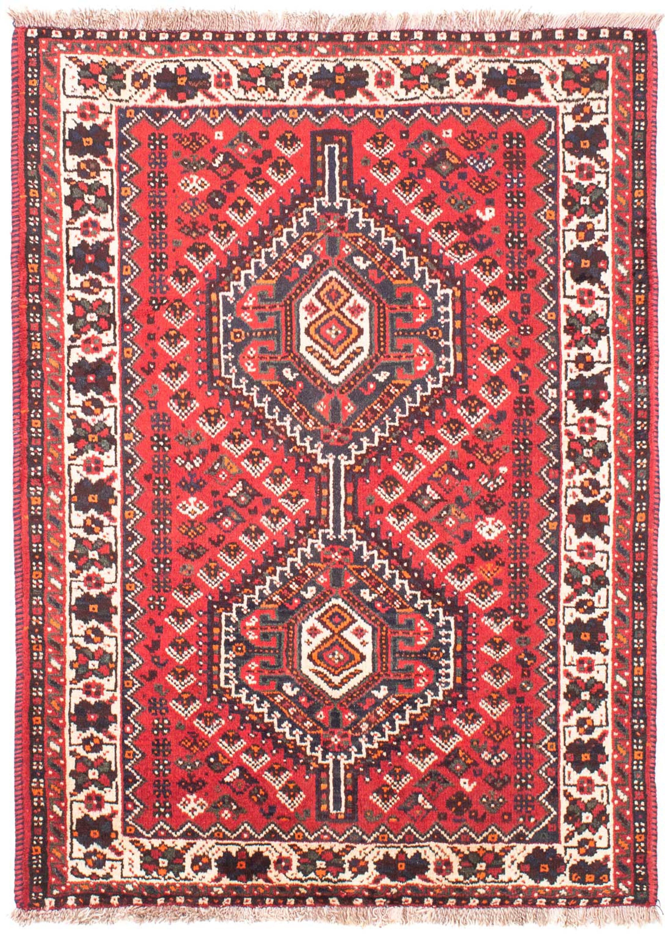 morgenland Orientteppich »Perser - Nomadic - 155 x 110 cm - rot«, rechtecki günstig online kaufen