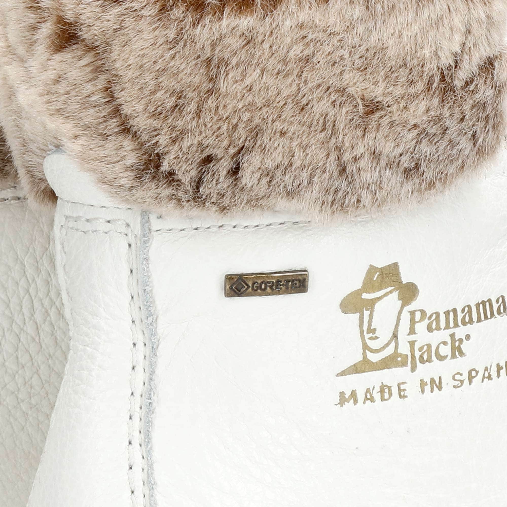 Panama Jack Schnürboots »Felicia Gtx«, Winterstiefelette, Outdoorboots, Blockabsatz, mit Fellimitat-Kragen