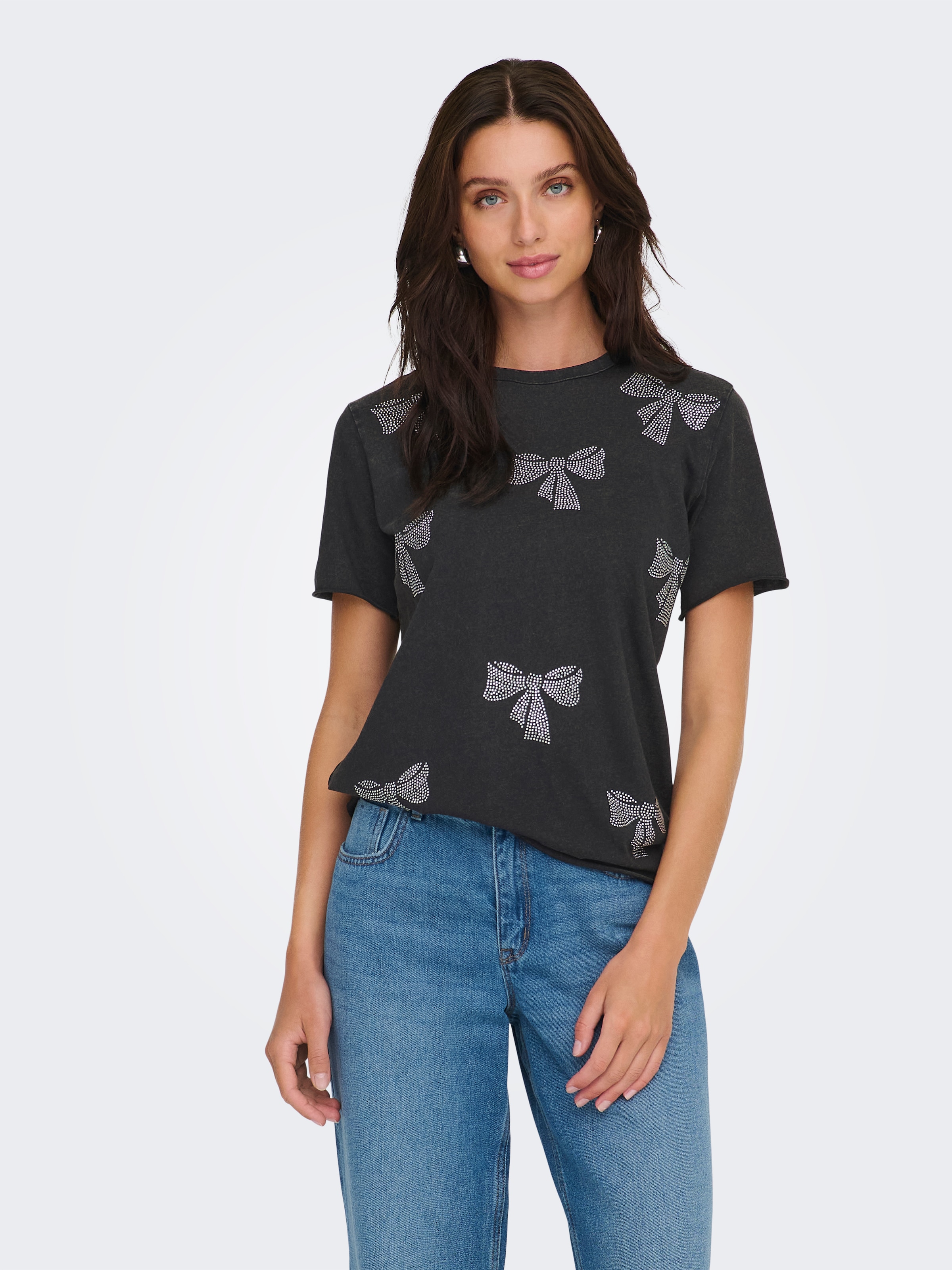 ONLY Kurzarmshirt »ONLLUCY LIFE S/S O-NECK TOP CC JRS«