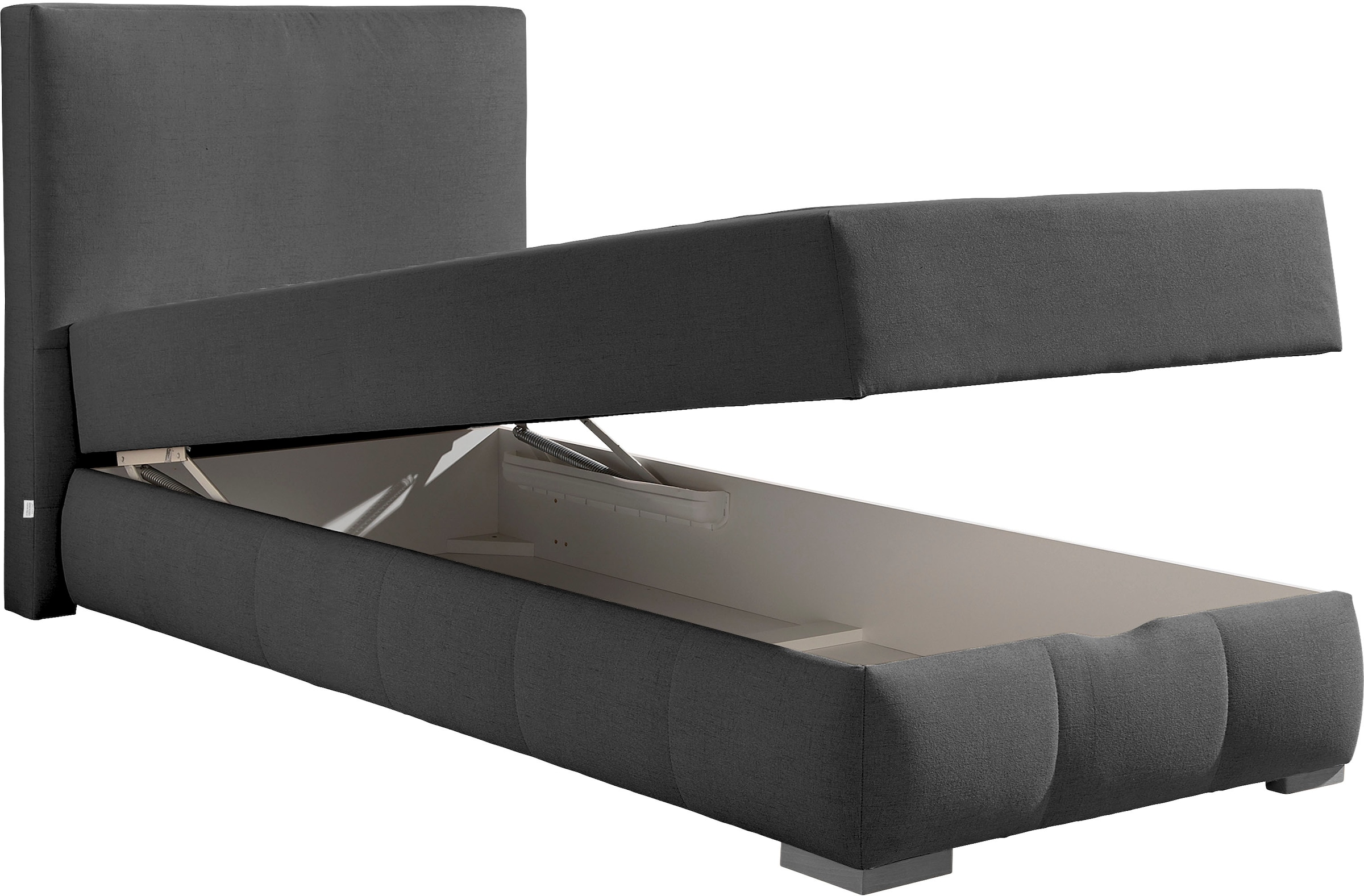 OTTO home Boxbett »Wehma mit Kopfteil inkl. Bettkasten« in H2, H3 & H4 wählbar, inklusive Topper