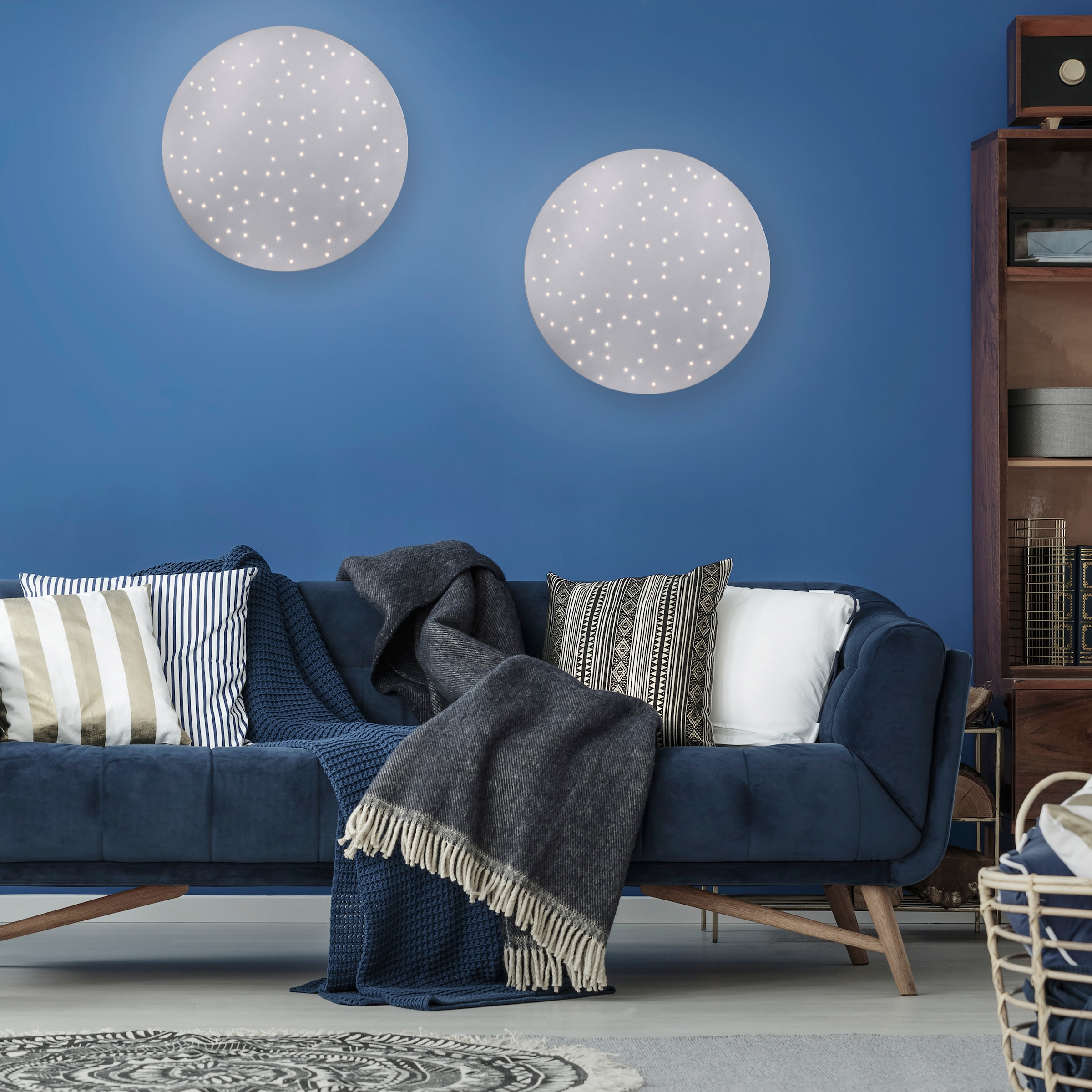 JUST LIGHT LED Deckenleuchte »SPARKLE«, 1 flammig, Leuchtmittel LED-Board | LED fest integriert, CCT - über Fernbedienung