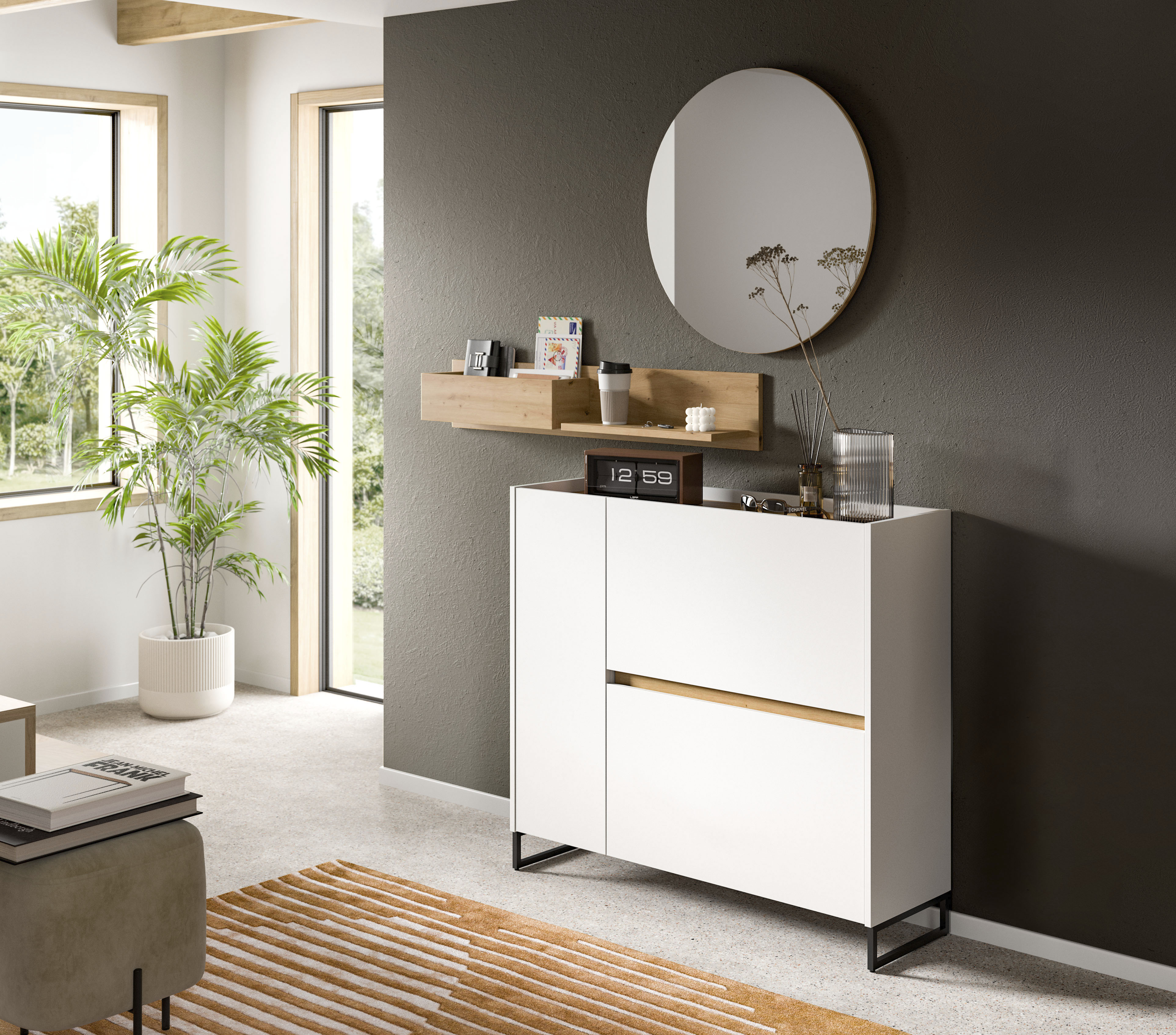 INOSIGN Garderoben-Set »EVRID, 3-teilig, Breite 140 cm, individuell stellba günstig online kaufen