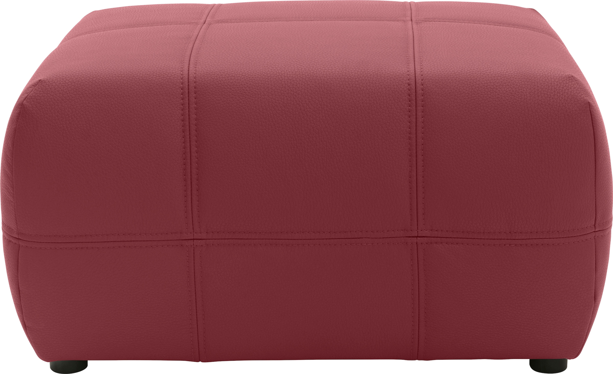 DOMO collection Hocker »Brandon«, kleine Ausführung, passend zu "Brandon" in Leder und Luxus-Kunstleder