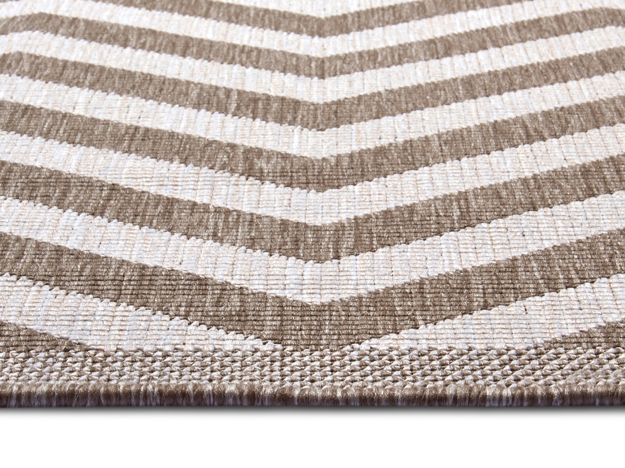 NORTHRUGS Teppich »Palma Wendeteppich«, rechteckig, 5 mm Höhe, In-& Outdoor, Wetterfest, Balkon, Läufer, Wohnzimmer, Wasserfest